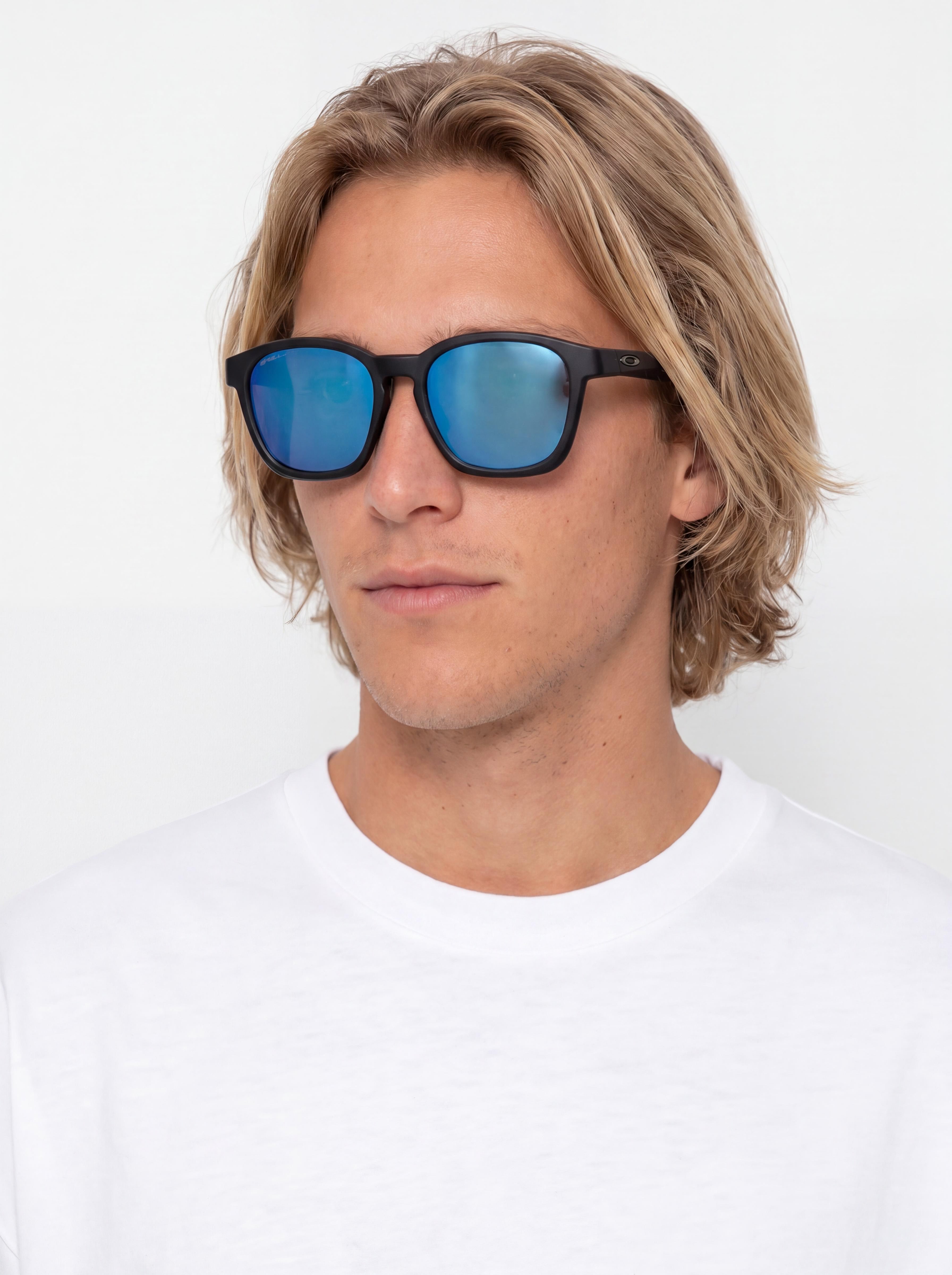 u0421u043bu044au043du0447u0435u0432u0438 u043eu0447u0438u043bu0430 Oakley Shackle (matte black/prizm sapphire)