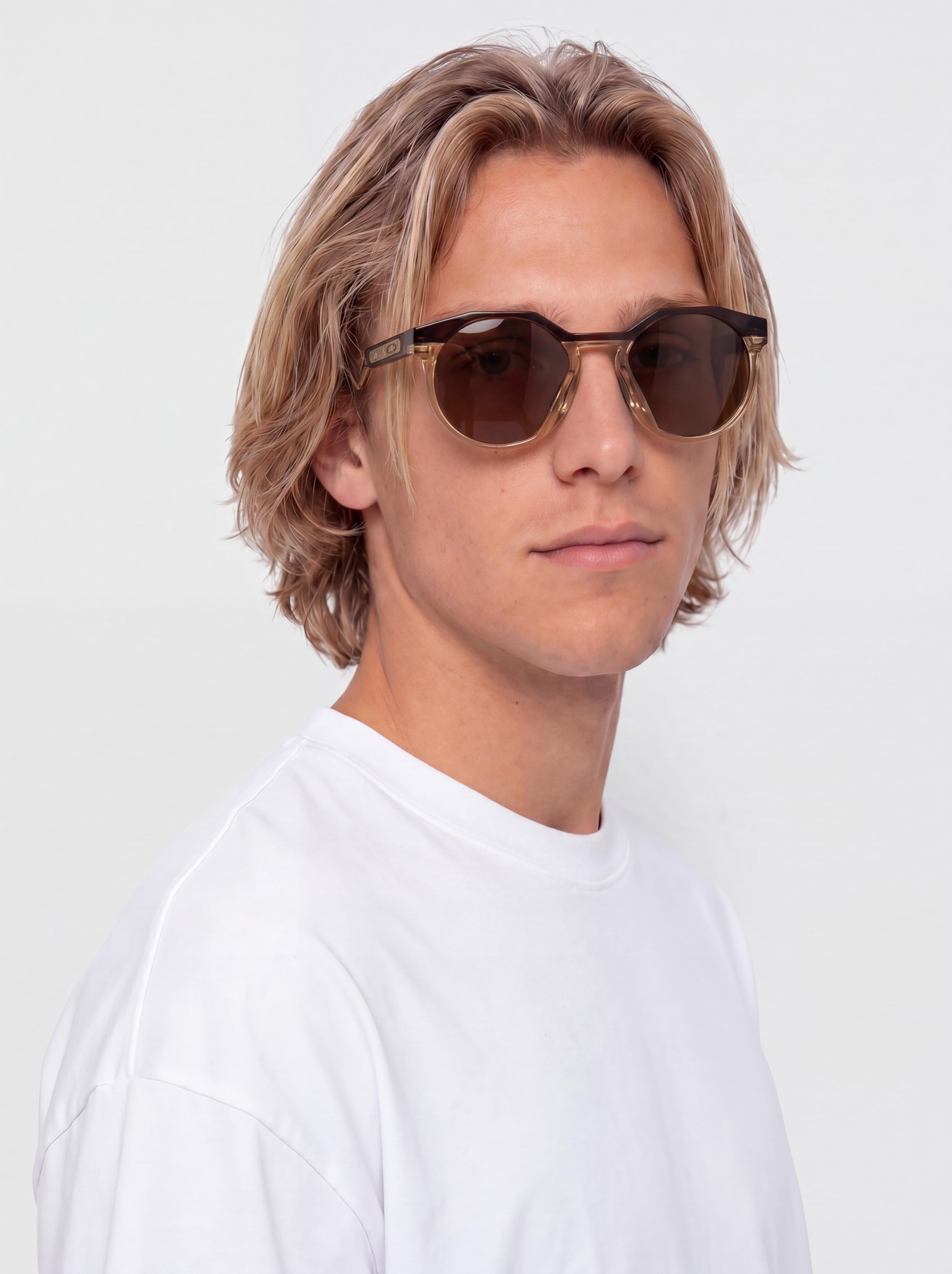u0421u043bu044au043du0447u0435u0432u0438 u043eu0447u0438u043bu0430 Oakley Hstn (dark amber/light curry/prizm tungsten)