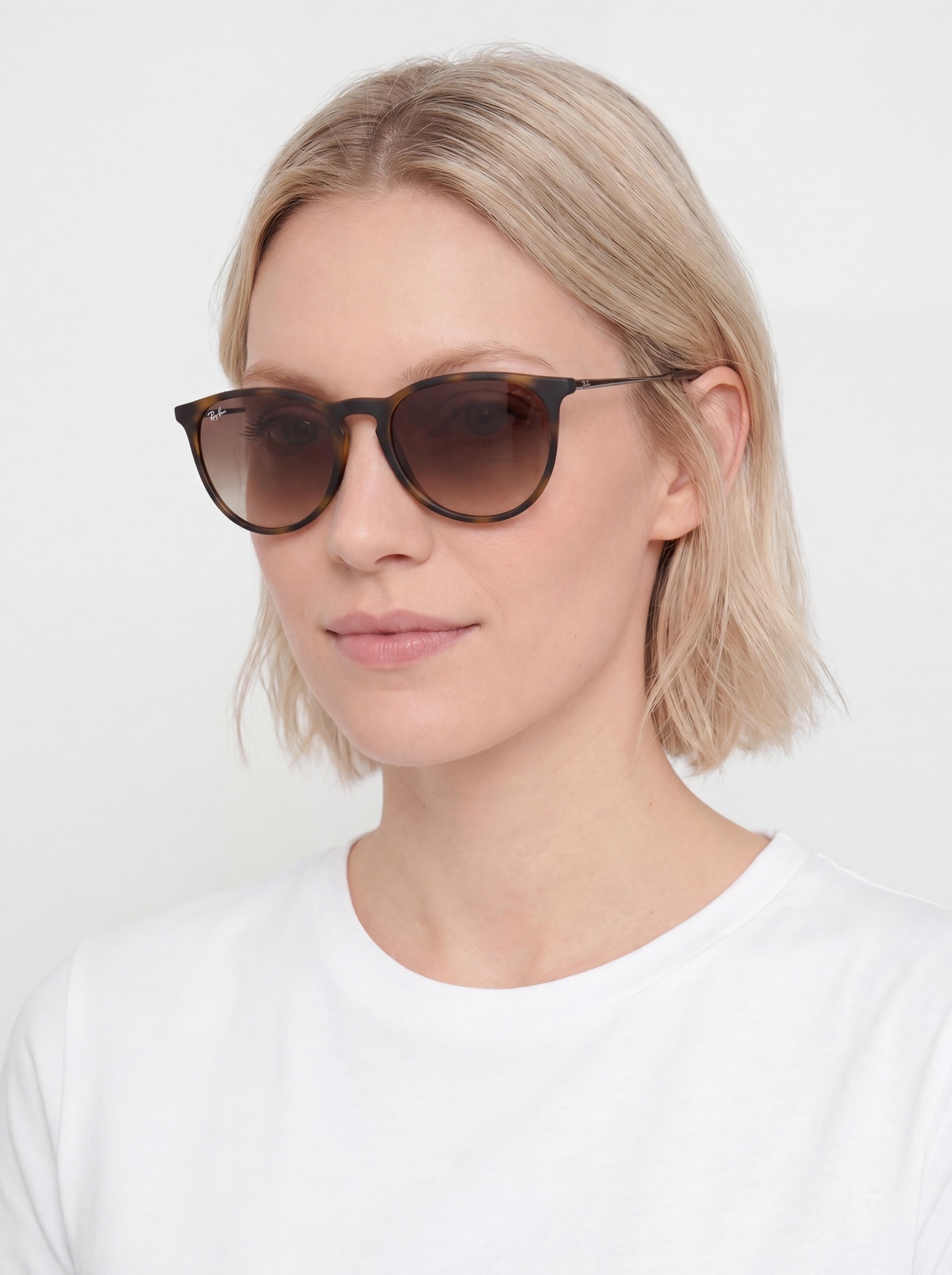 Слънчеви очила Ray-Ban Erika Classic (matowy havana/brązowy)