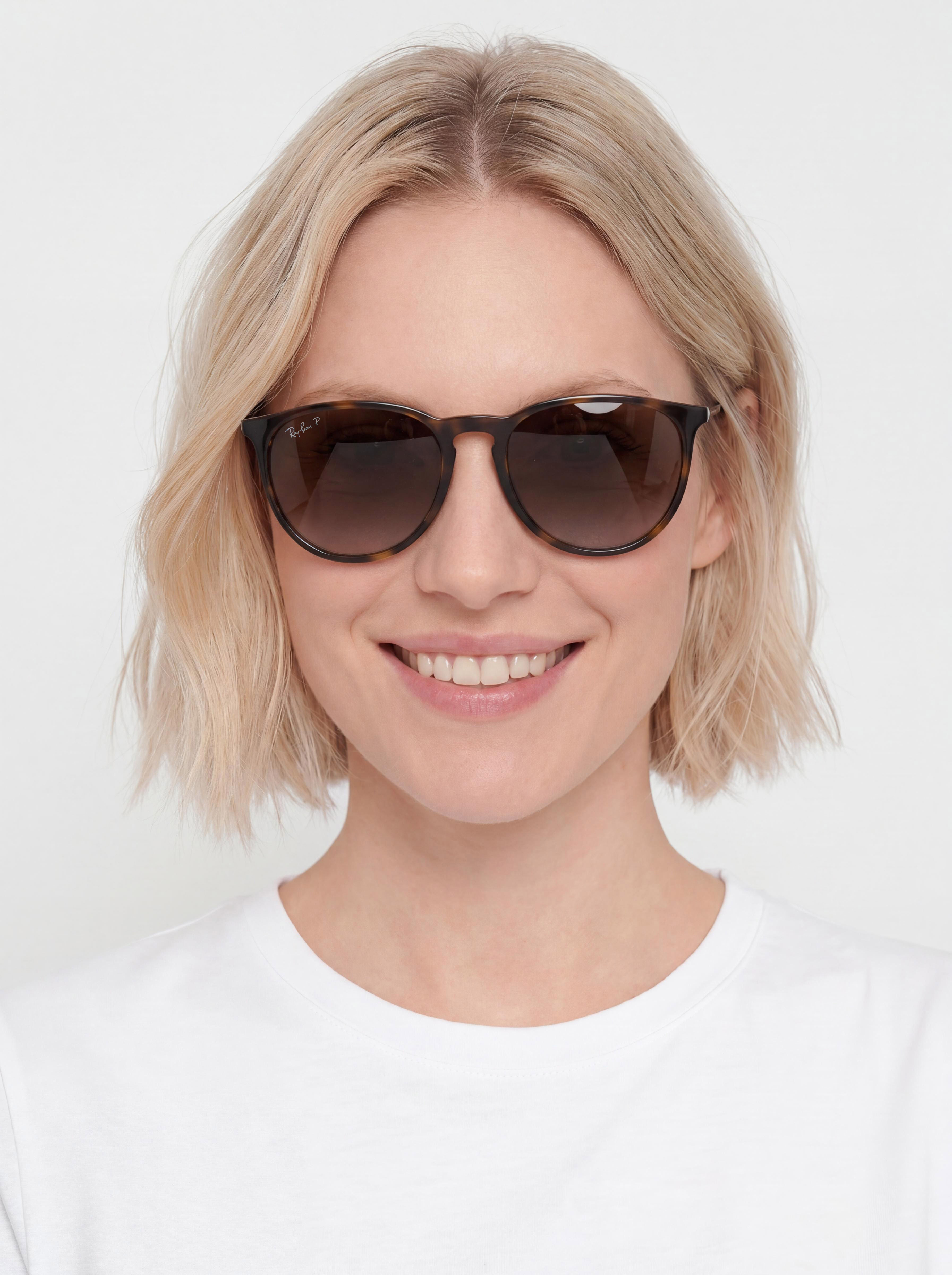 u0421u043bu044au043du0447u0435u0432u0438 u043eu0447u0438u043bu0430 Ray-Ban Erika Classic (polerowany jasna havana/bru0105zowe z polaryzacju0105)