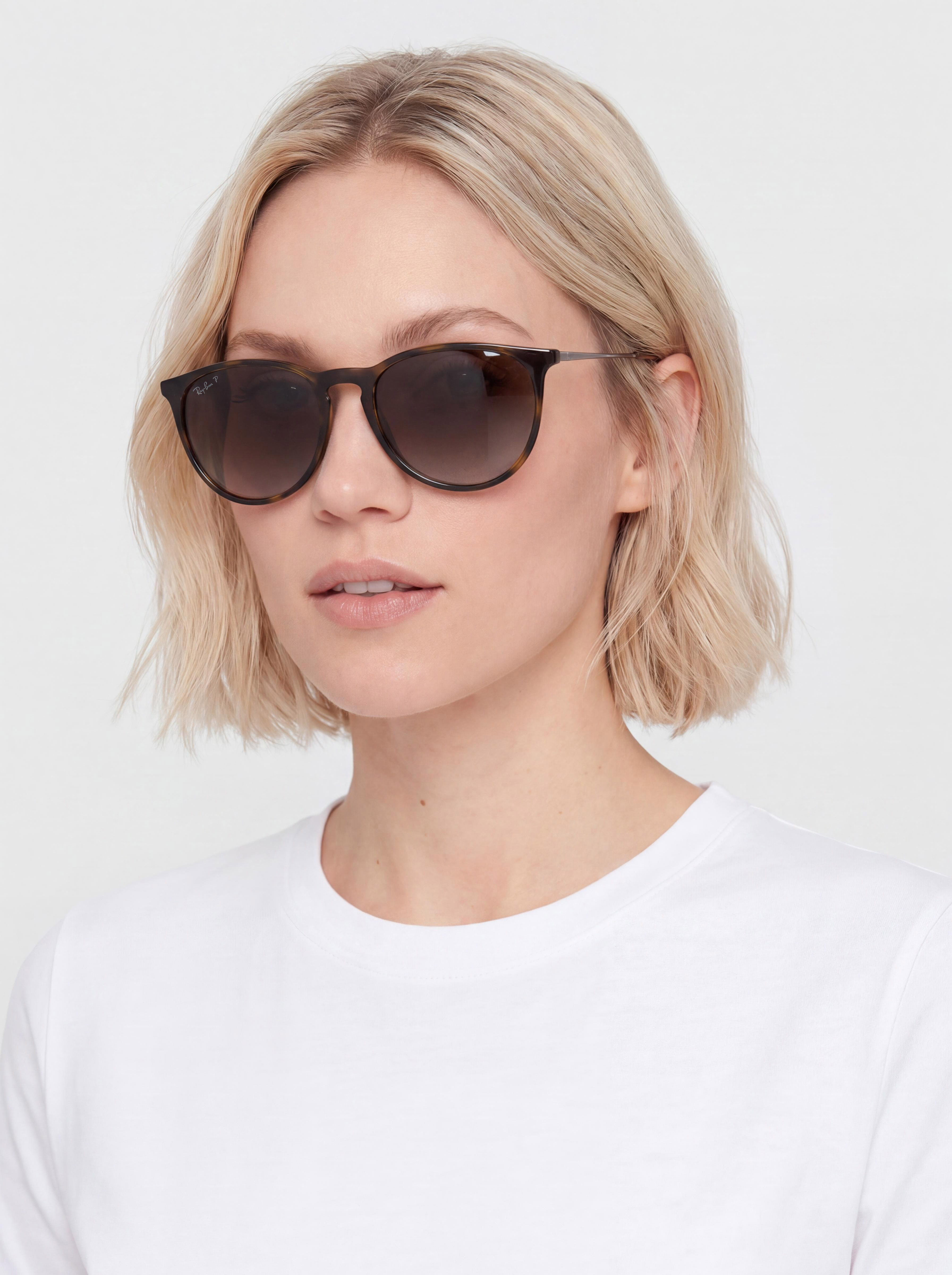 Слънчеви очила Ray-Ban Erika Classic (polerowany jasna havana/brązowe z polaryzacją)