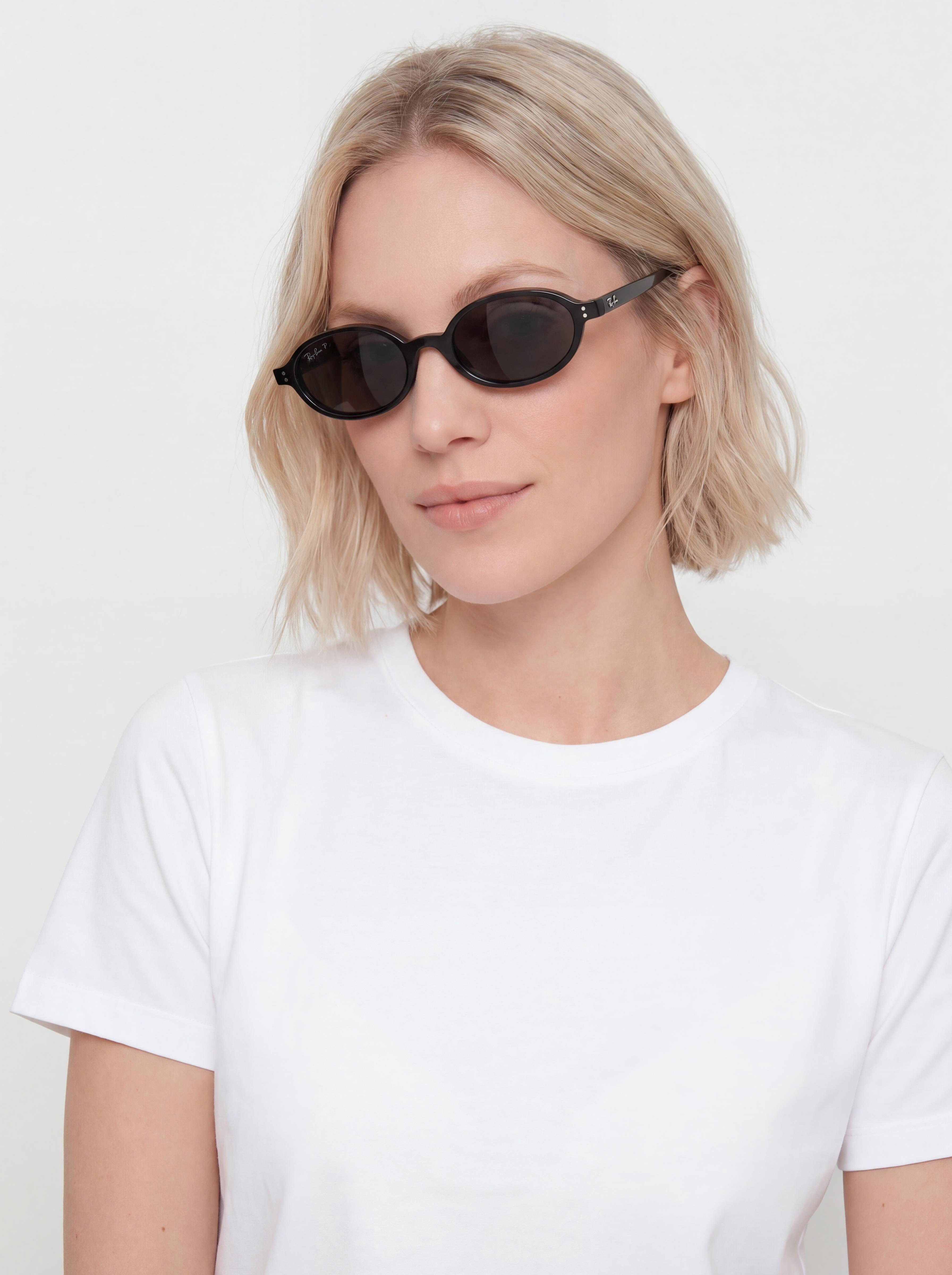 Слънчеви очила Ray-Ban Khal (polerowany black/polaryzacyjne ciemnogrey)