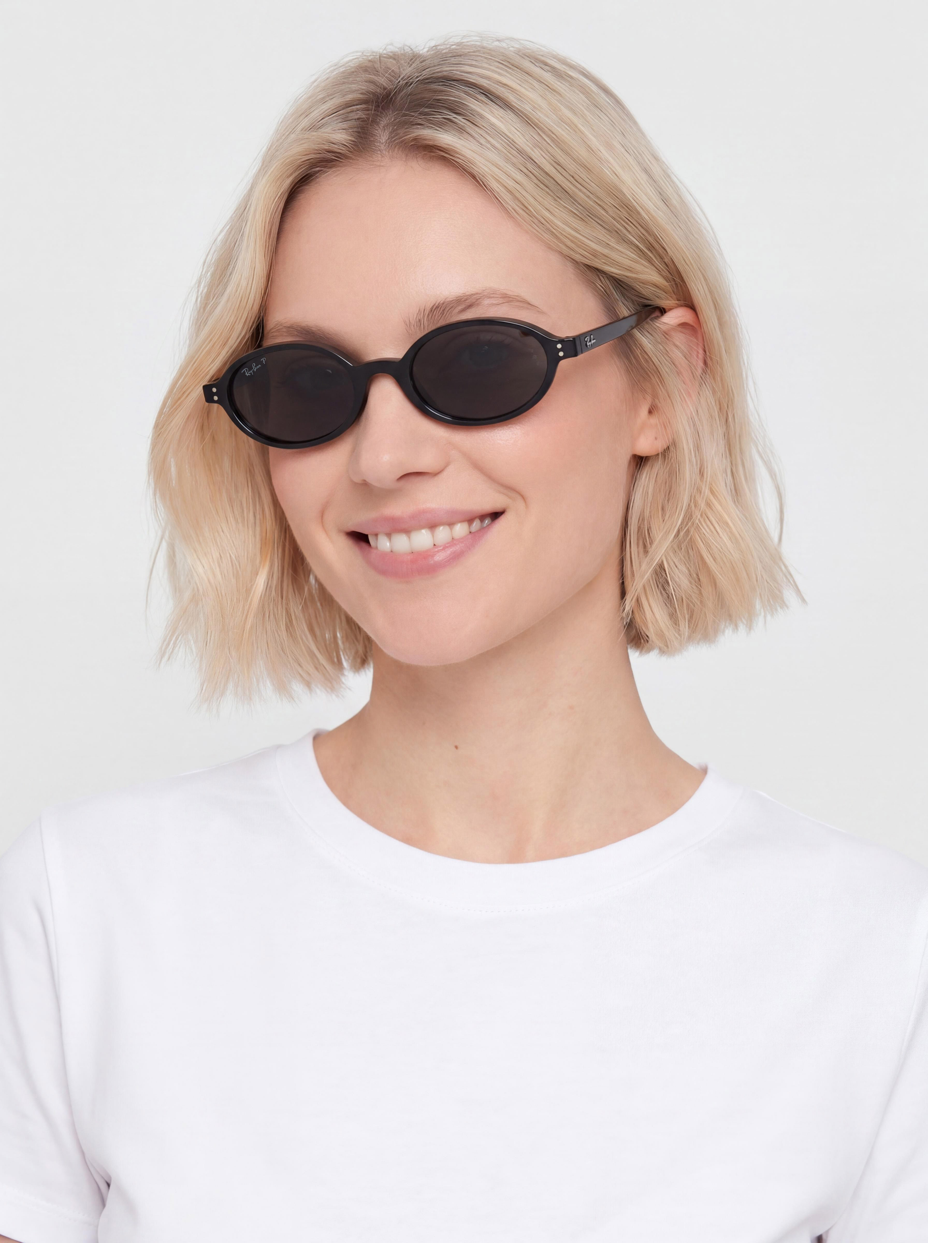 Слънчеви очила Ray-Ban Khal (polerowany black/polaryzacyjne ciemnogrey)