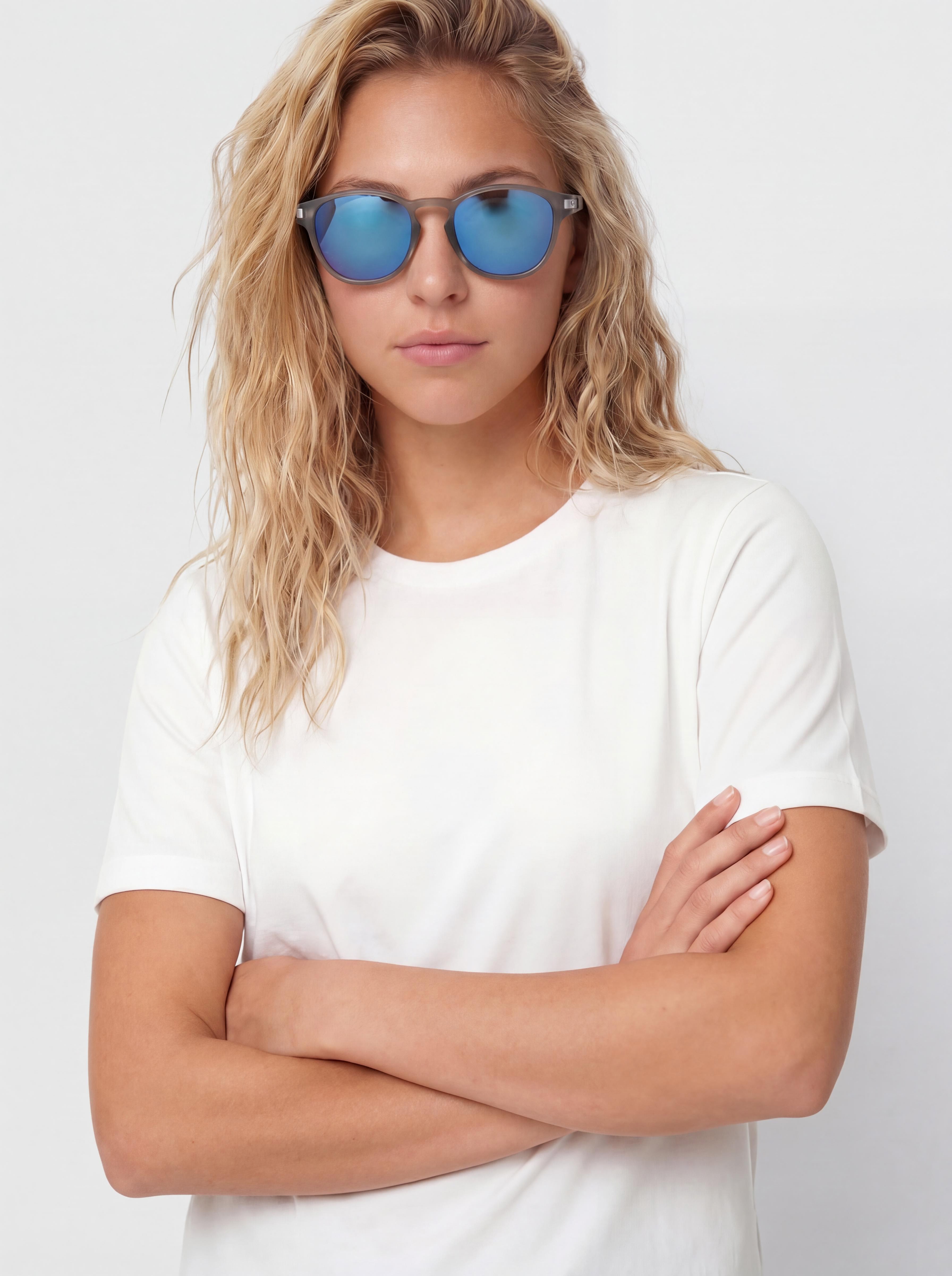 u0421u043bu044au043du0447u0435u0432u0438 u043eu0447u0438u043bu0430 Oakley Latch (matte grey ink/prizm sapphr irid polar)