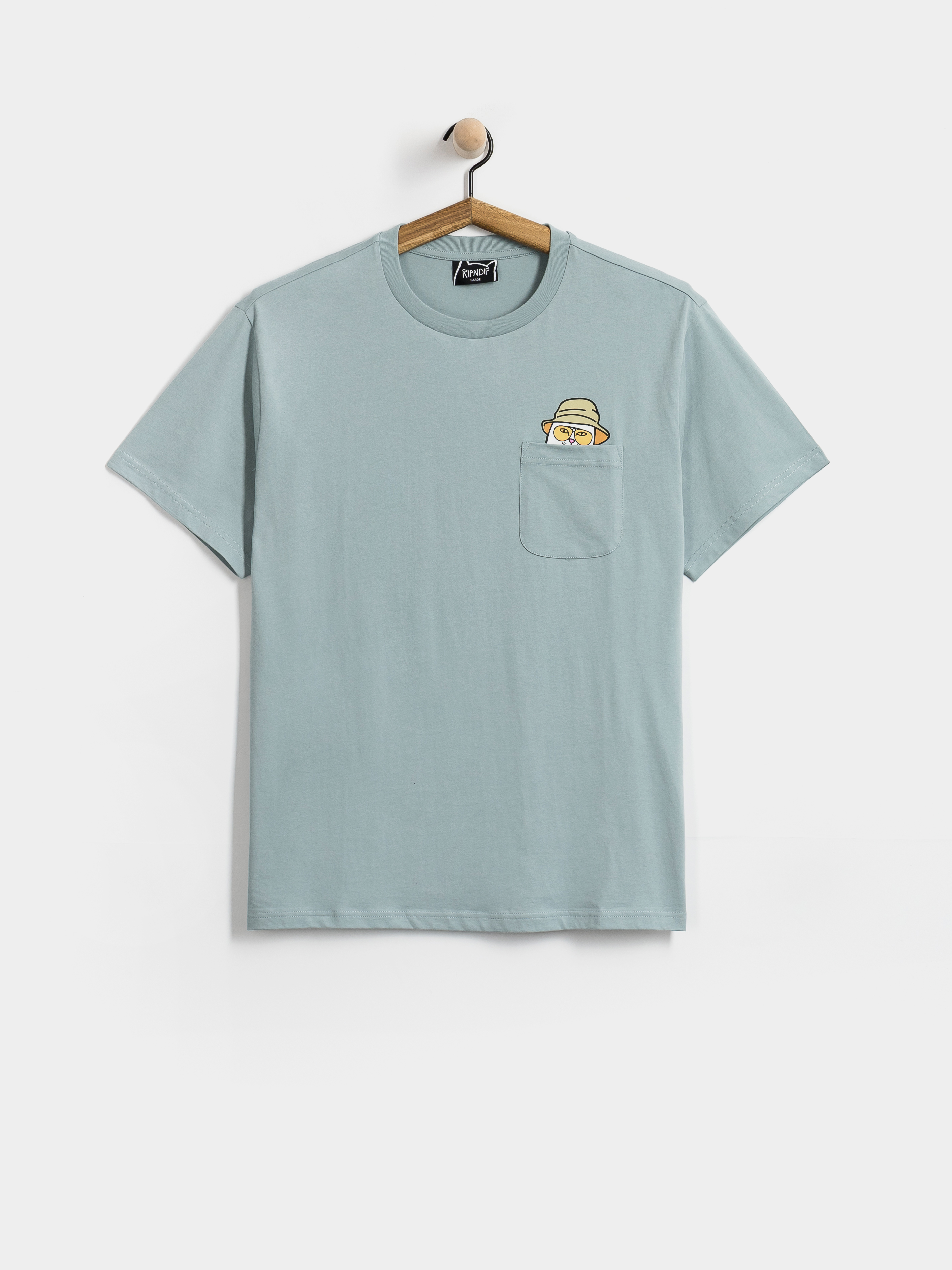 Тениска RipNDip Nermal S Thompson Pocket (silver blue)