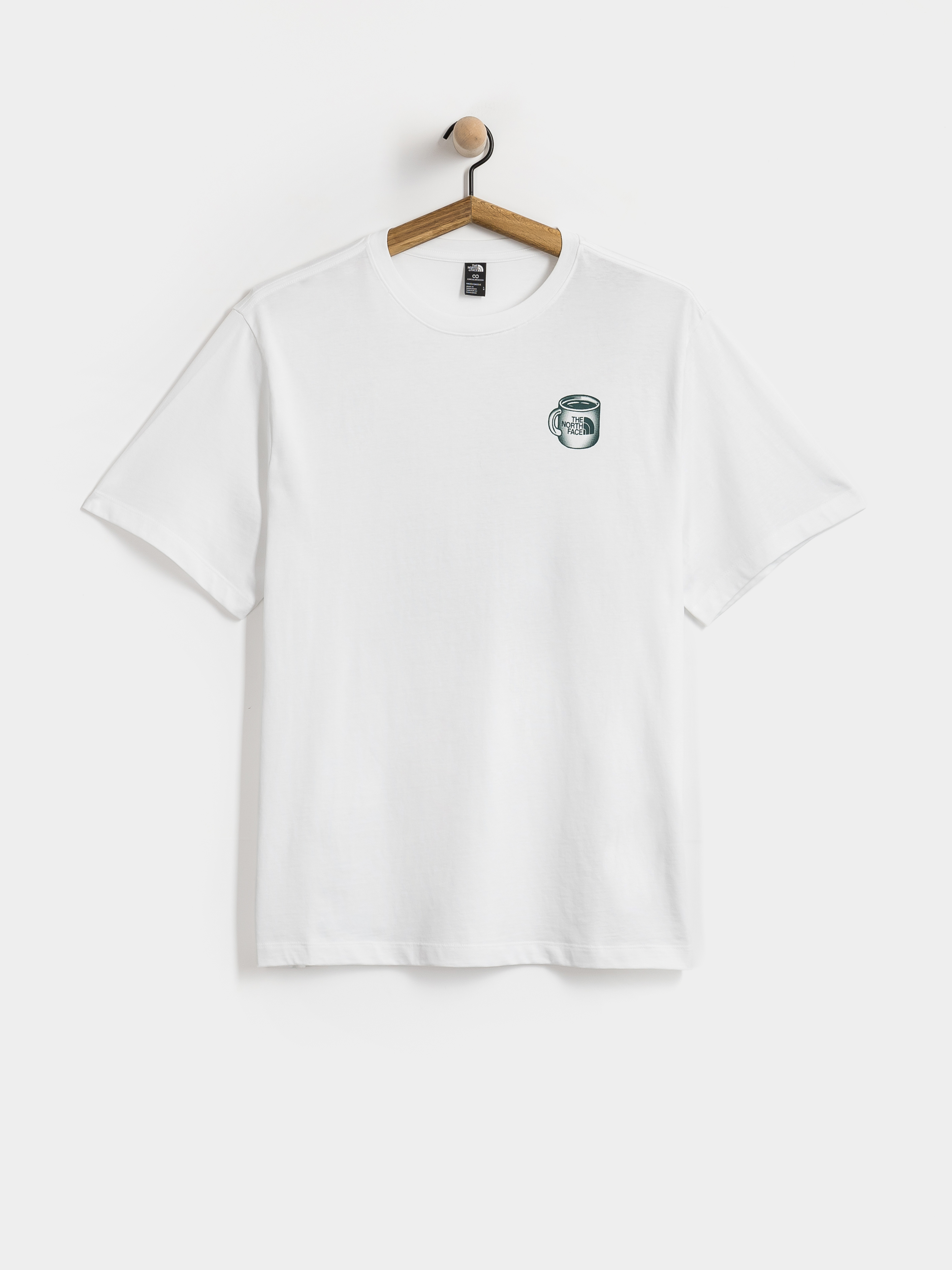 Тениска The North Face Basecamp Barista Relaxed (tnf white/pacific teal)
