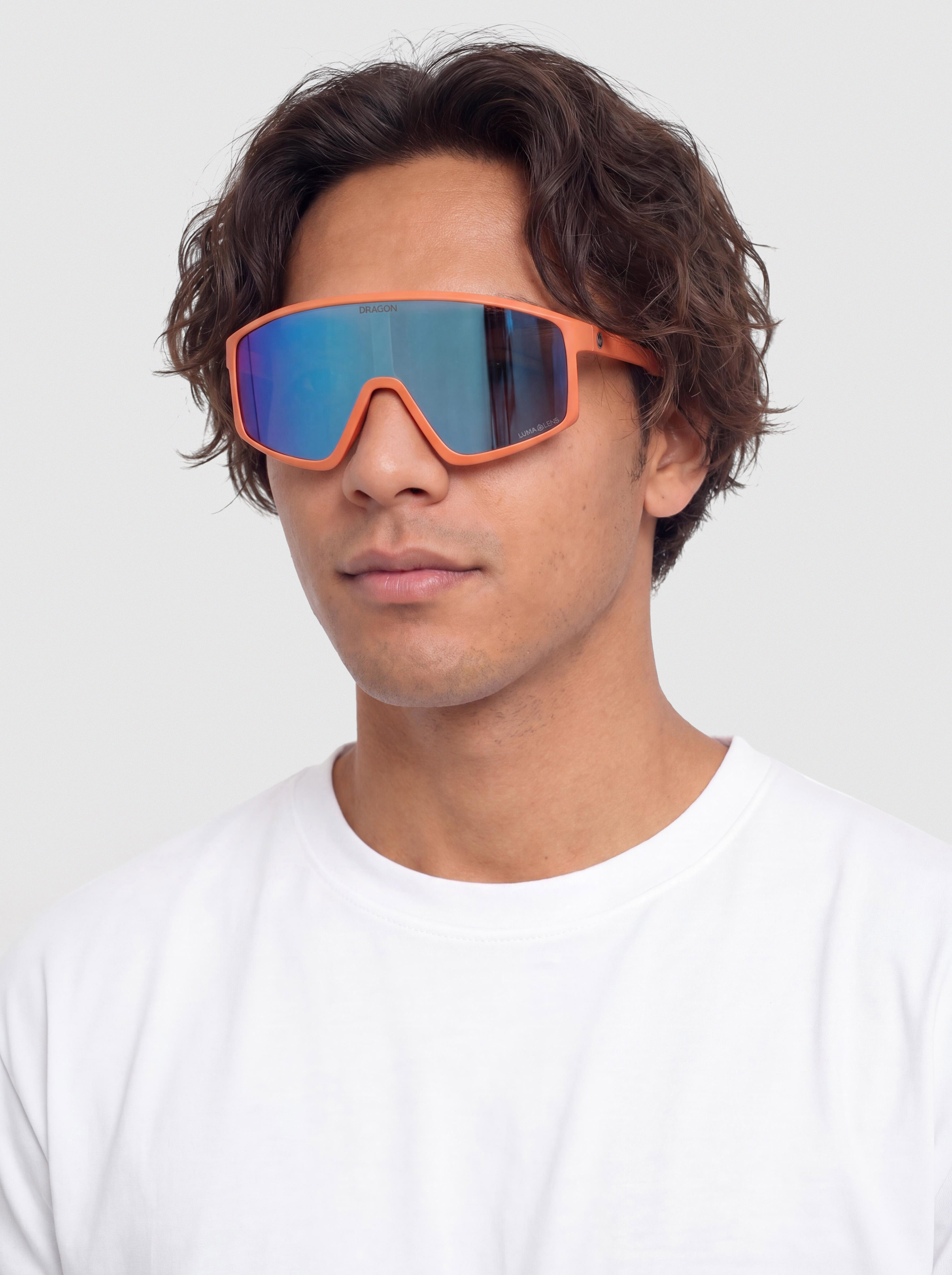 u0421u043bu044au043du0447u0435u0432u0438 u043eu0447u0438u043bu0430 Dragon Amped (matte flame/lumalens blue ion)