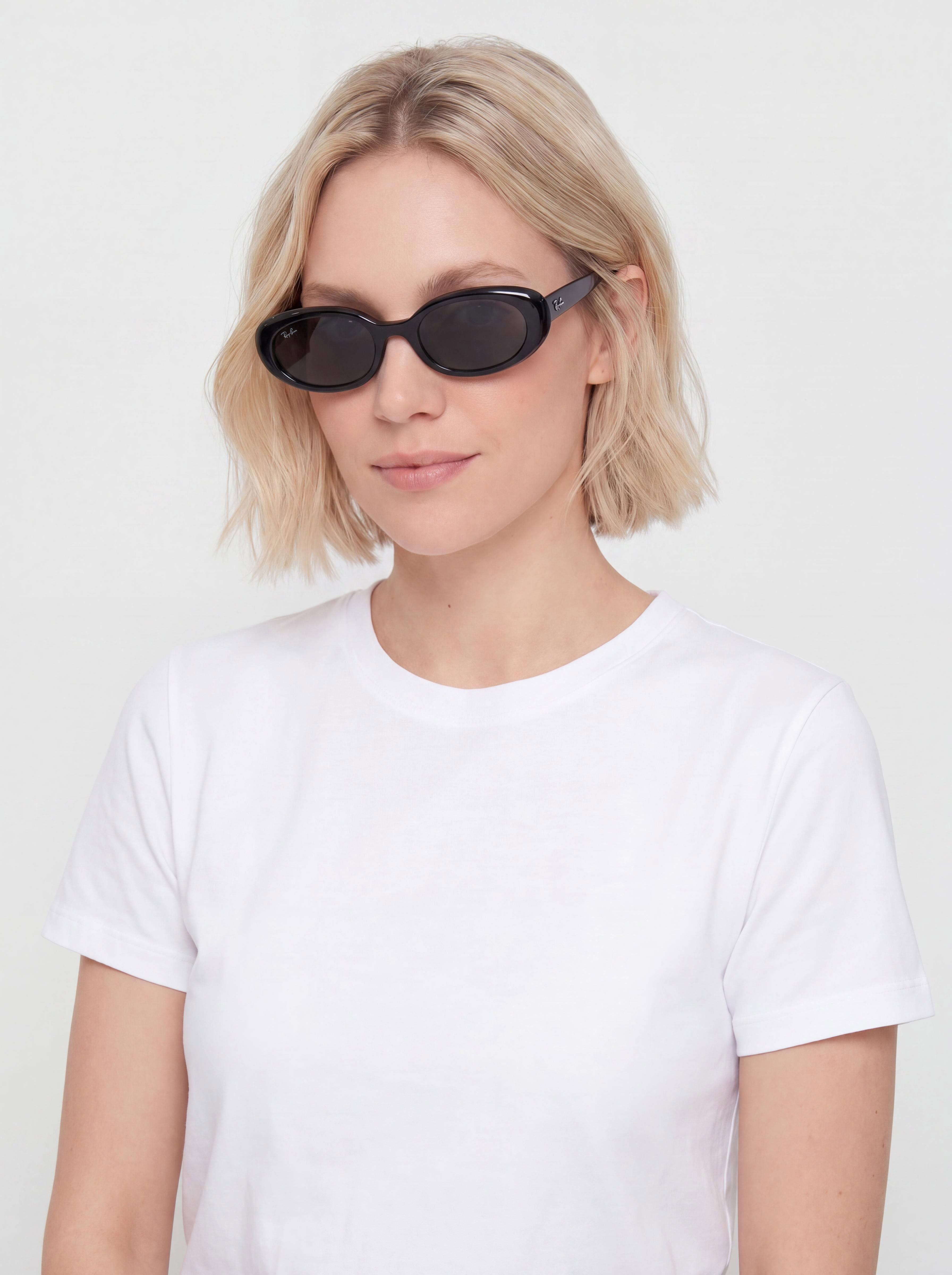 Слънчеви очила Ray-Ban Rb4441D (polerowany czarny/ciemnoszary)