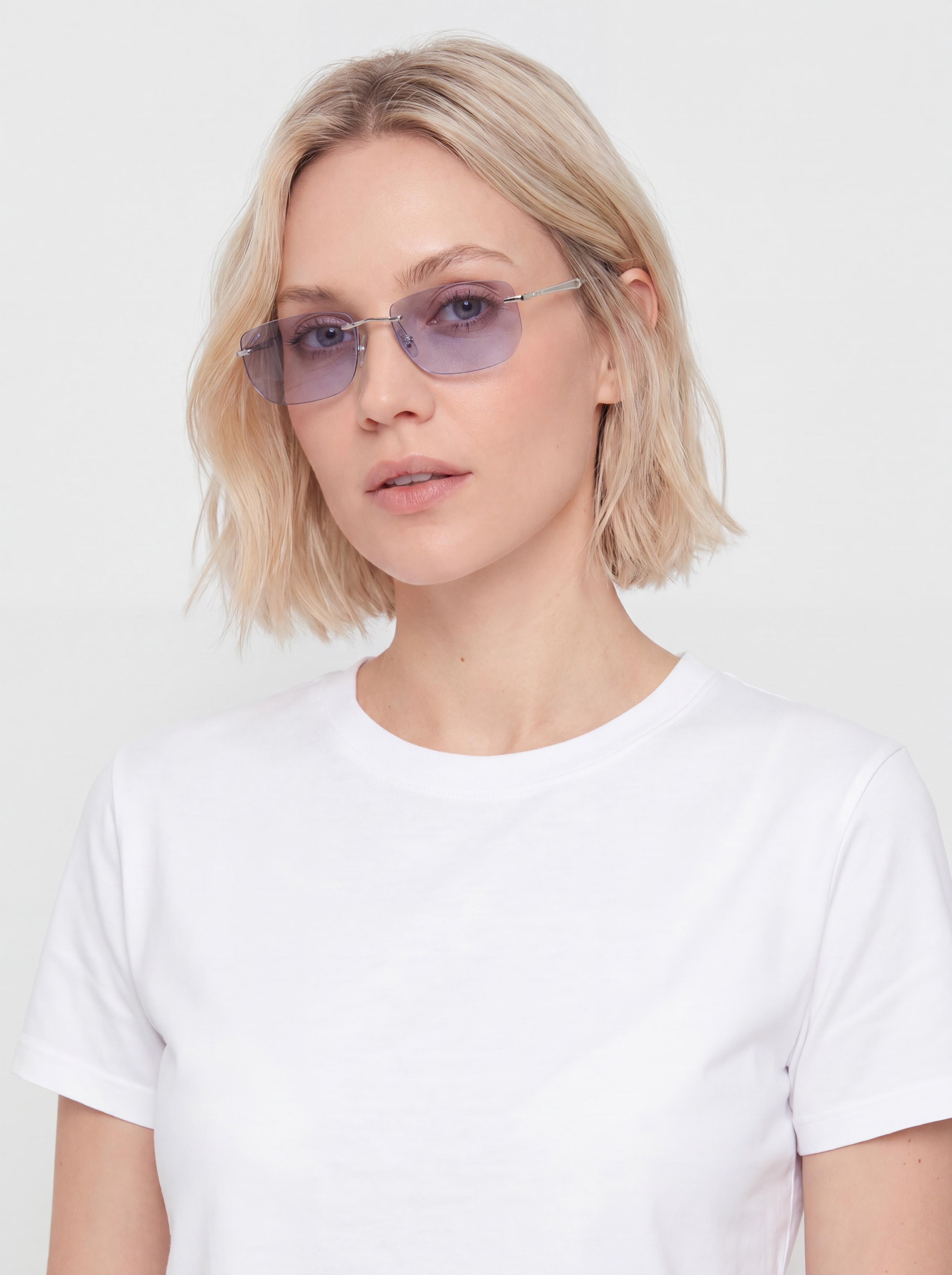Слънчеви очила Ray-Ban Rb3768 Transitions Color Touch (polerowany srebrny/ametyst transitions)