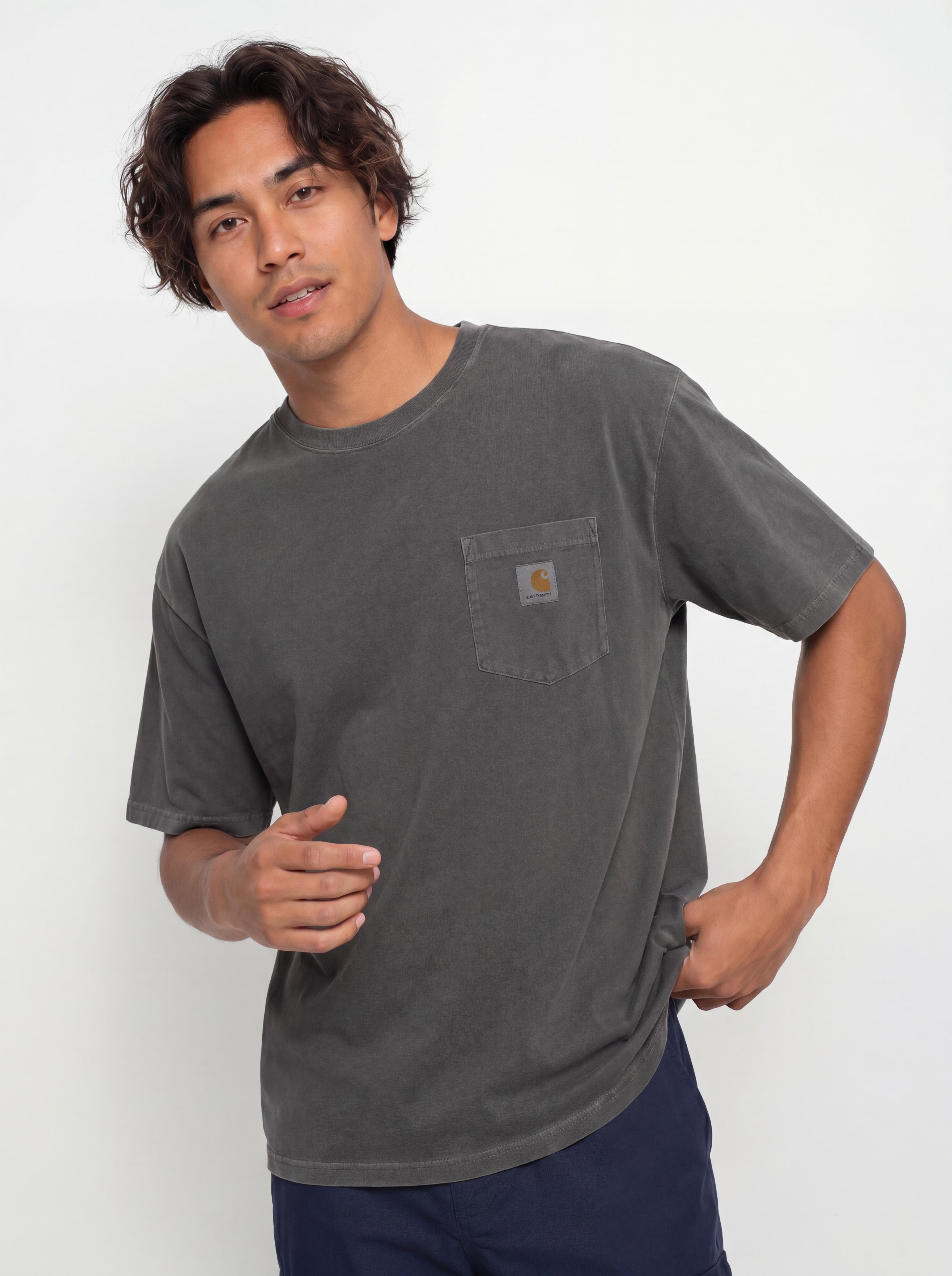Тениска Carhartt WIP Loose Pocket (black)