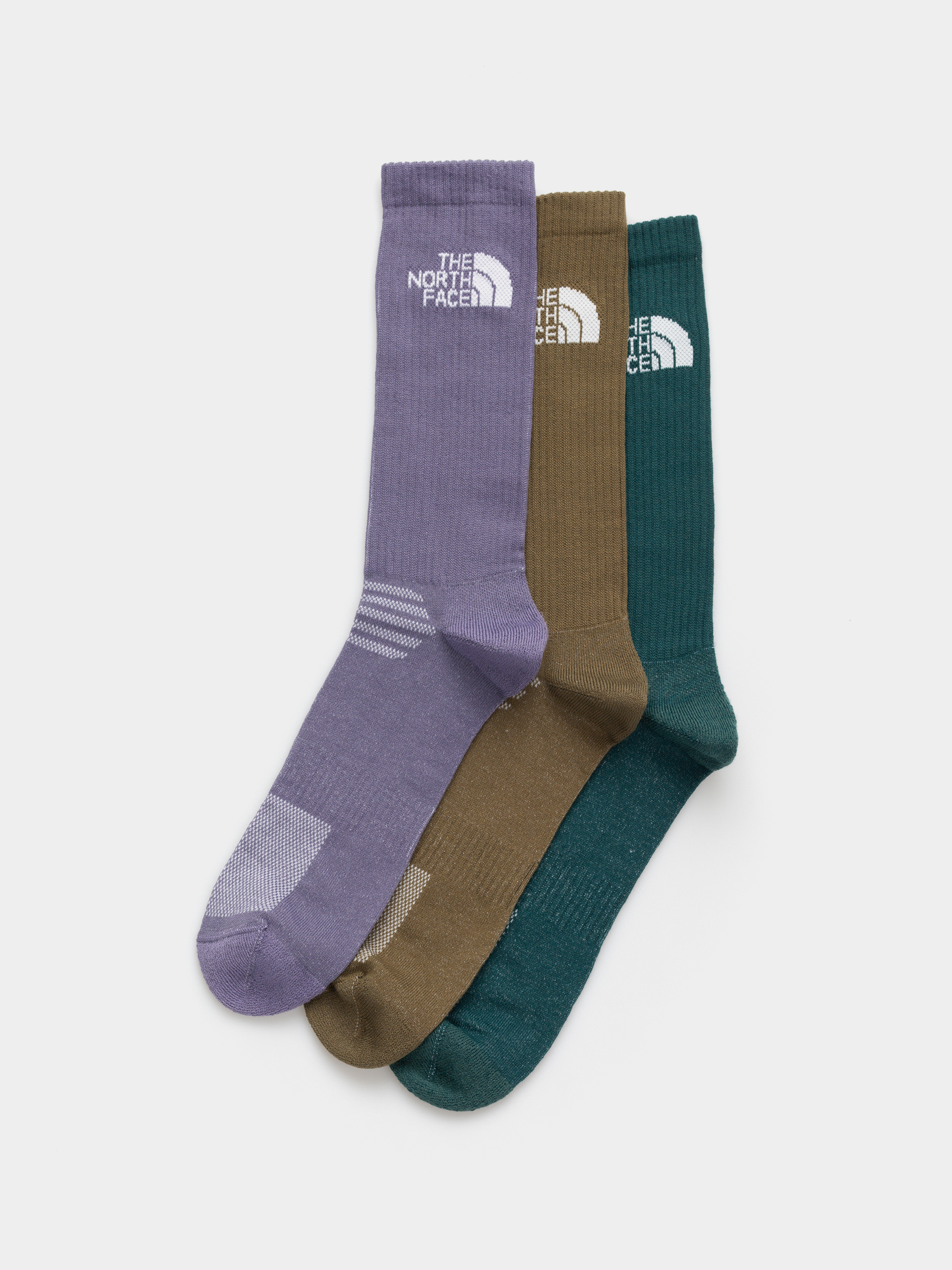 Чорапи The North Face Multi Sport Cush Crew 3P (grounded plum/caraway s)