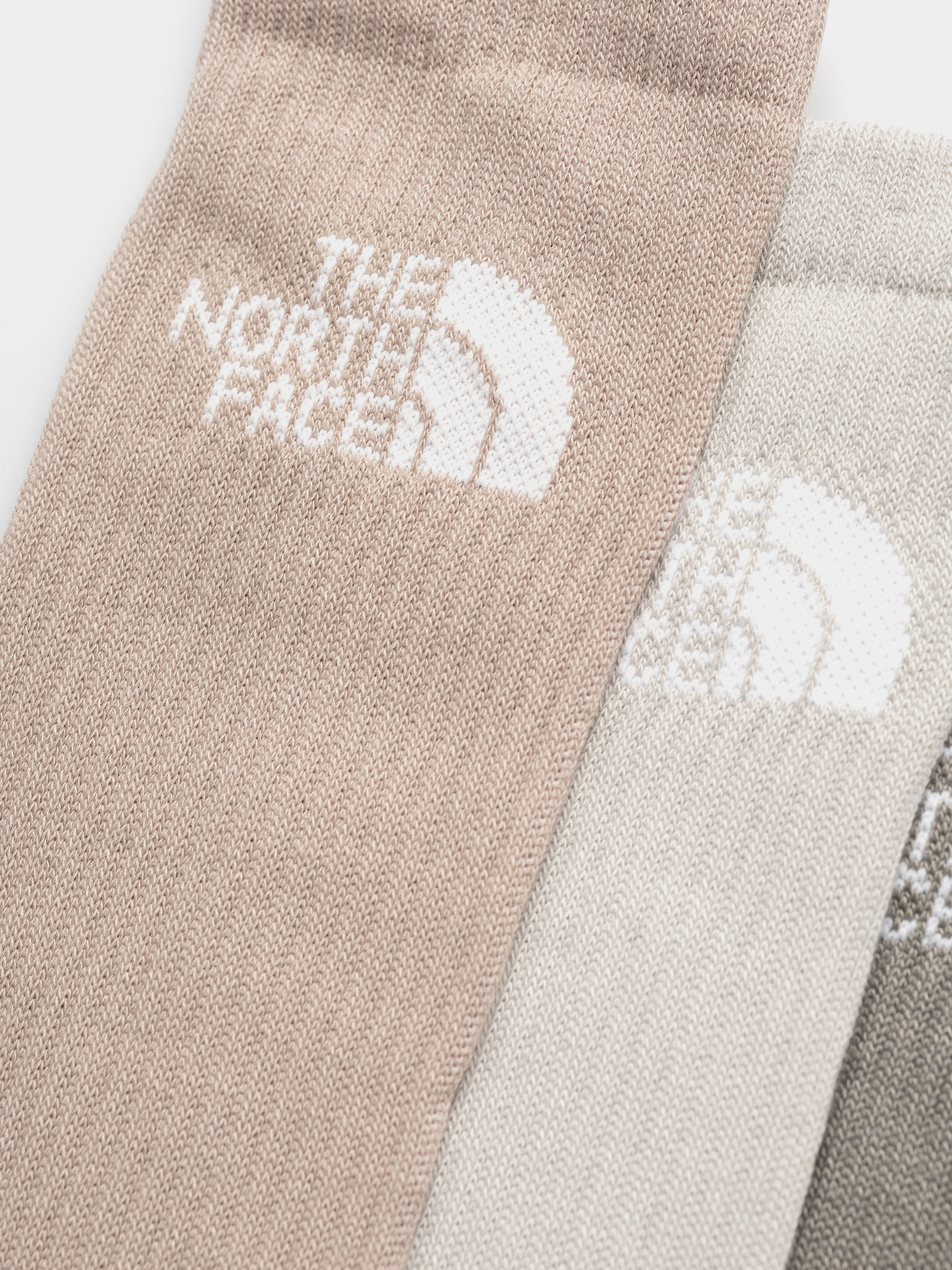 Чорапи The North Face Multi Sport Cush Crew 3P (stone slab/timeless taupe)
