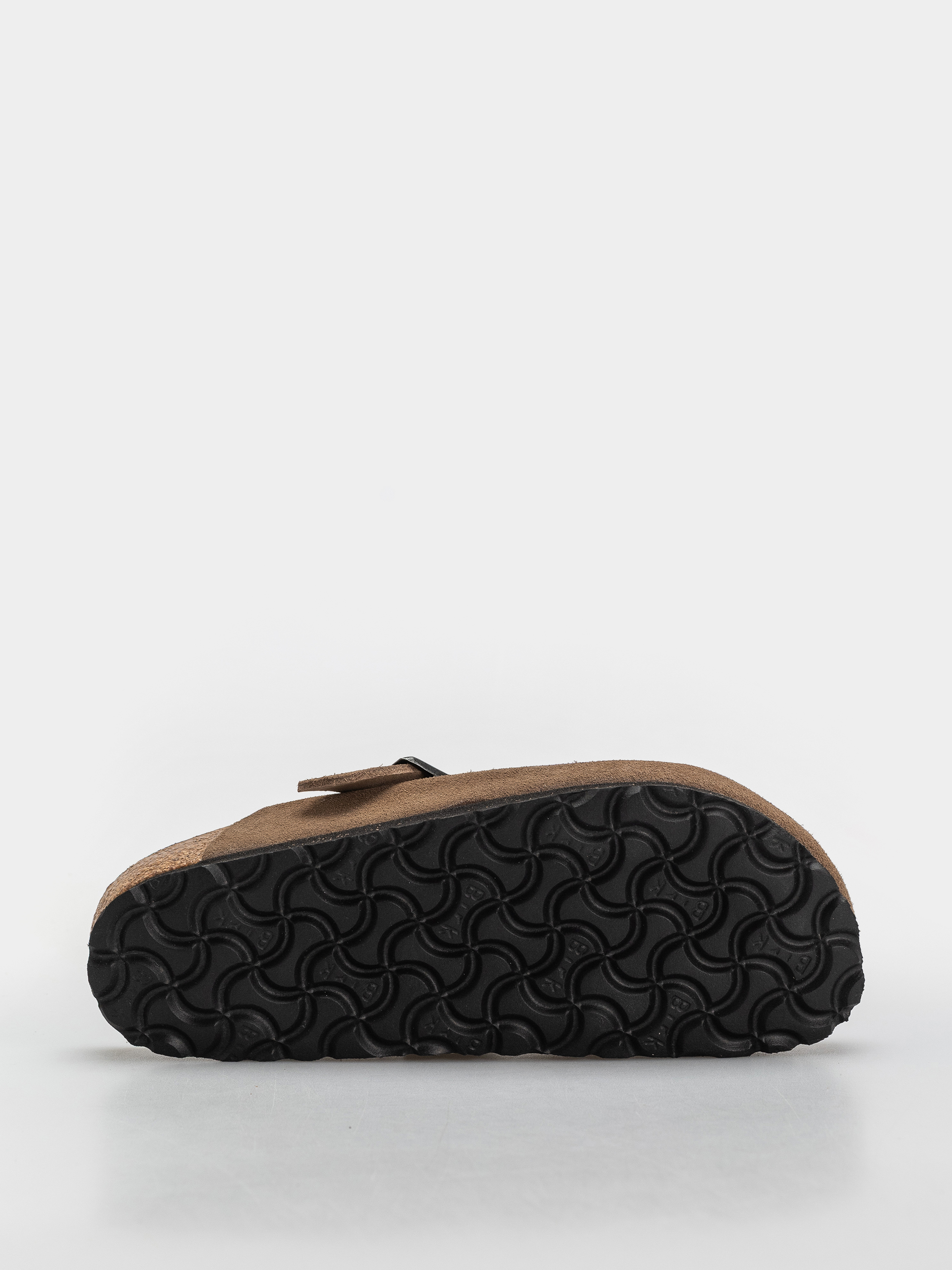 Чехли Birkenstock Boston Suede Leather Narrow (dark tea)