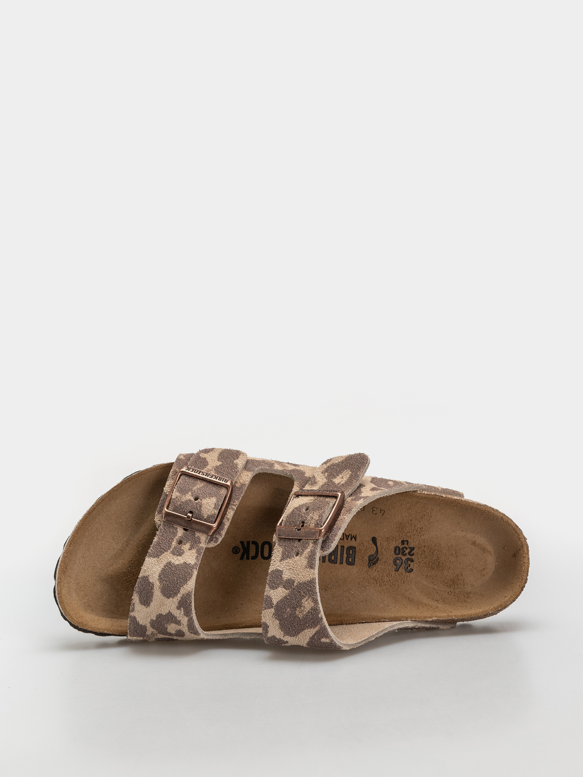 Чехли Birkenstock Arizona Suede Leather Narrow (leo sandcastle)