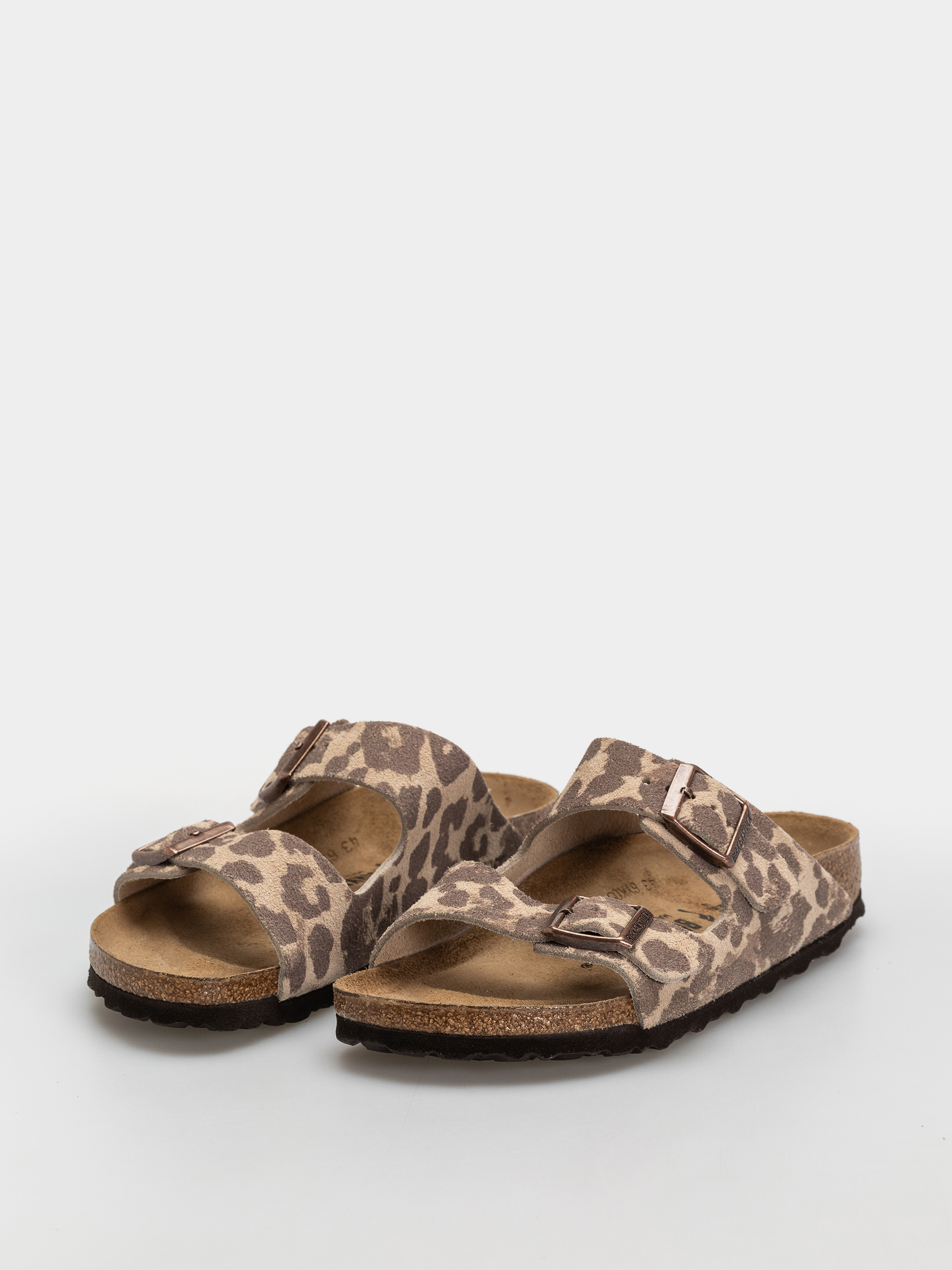 Чехли Birkenstock Arizona Suede Leather Narrow (leo sandcastle)