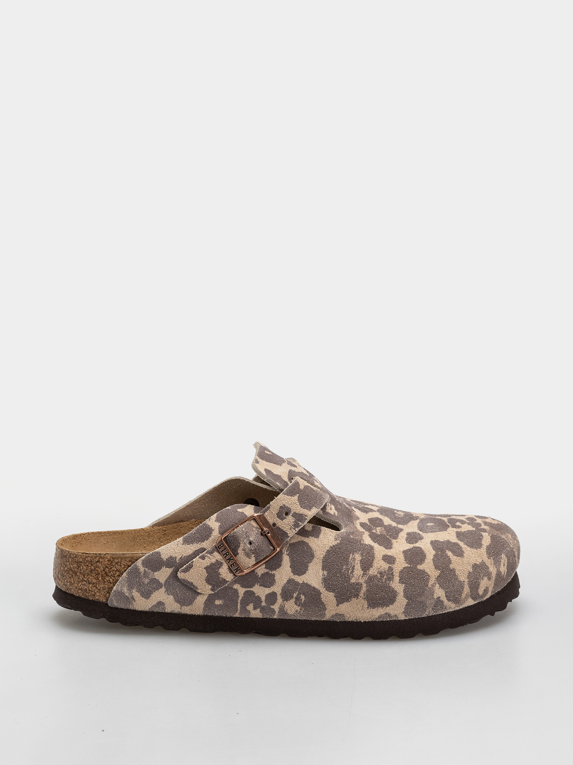 Чехли Birkenstock Boston Suede Leather Narrow (leo sandcastle)