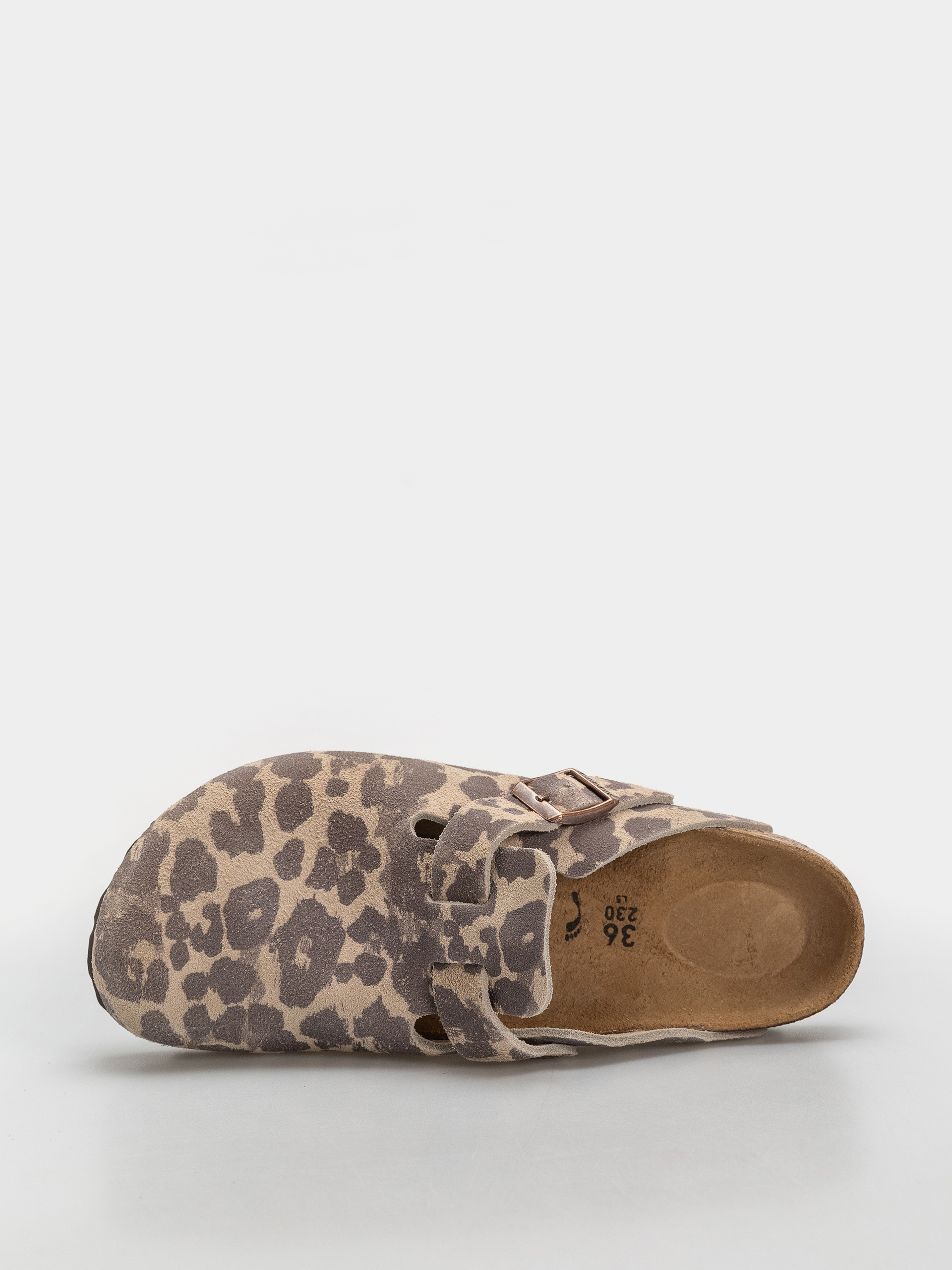 Чехли Birkenstock Boston Suede Leather Narrow (leo sandcastle)