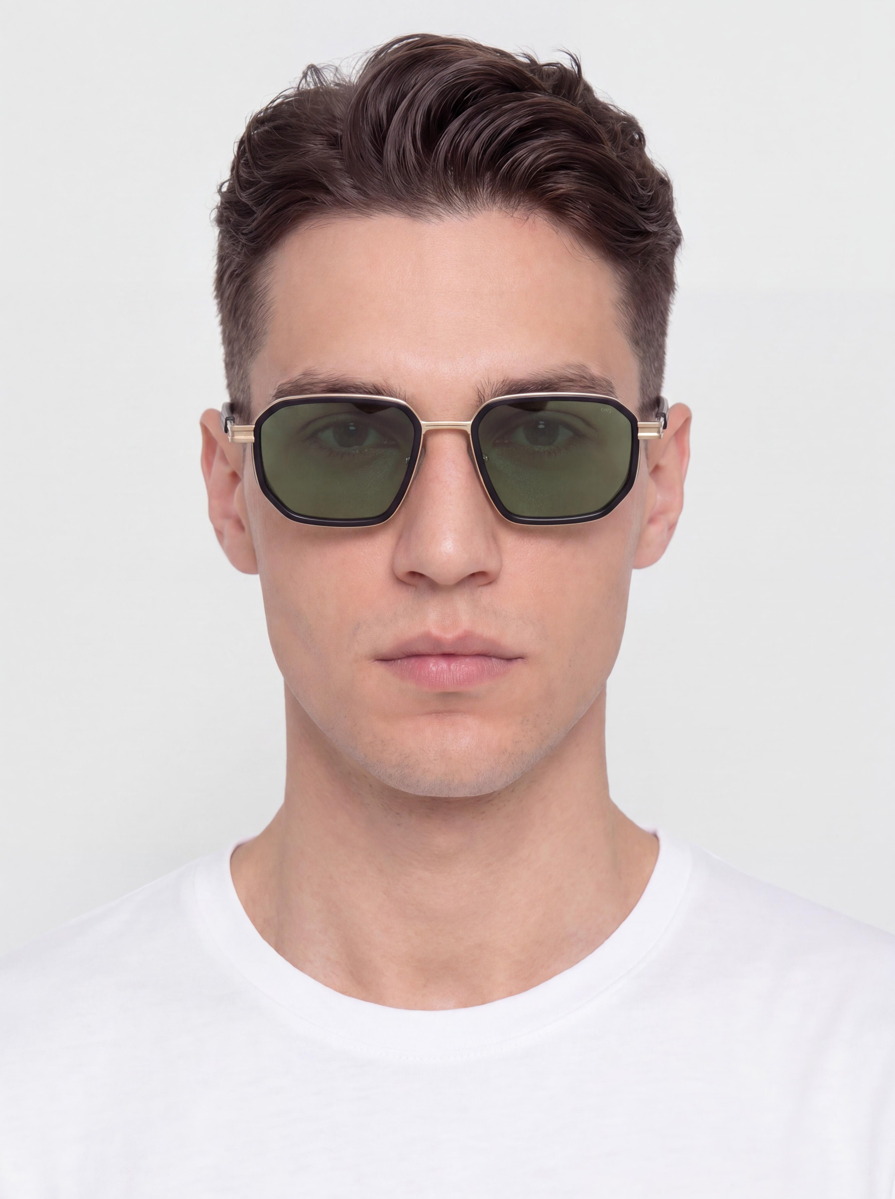 Слънчеви очила Komono Harvey (white gold black)