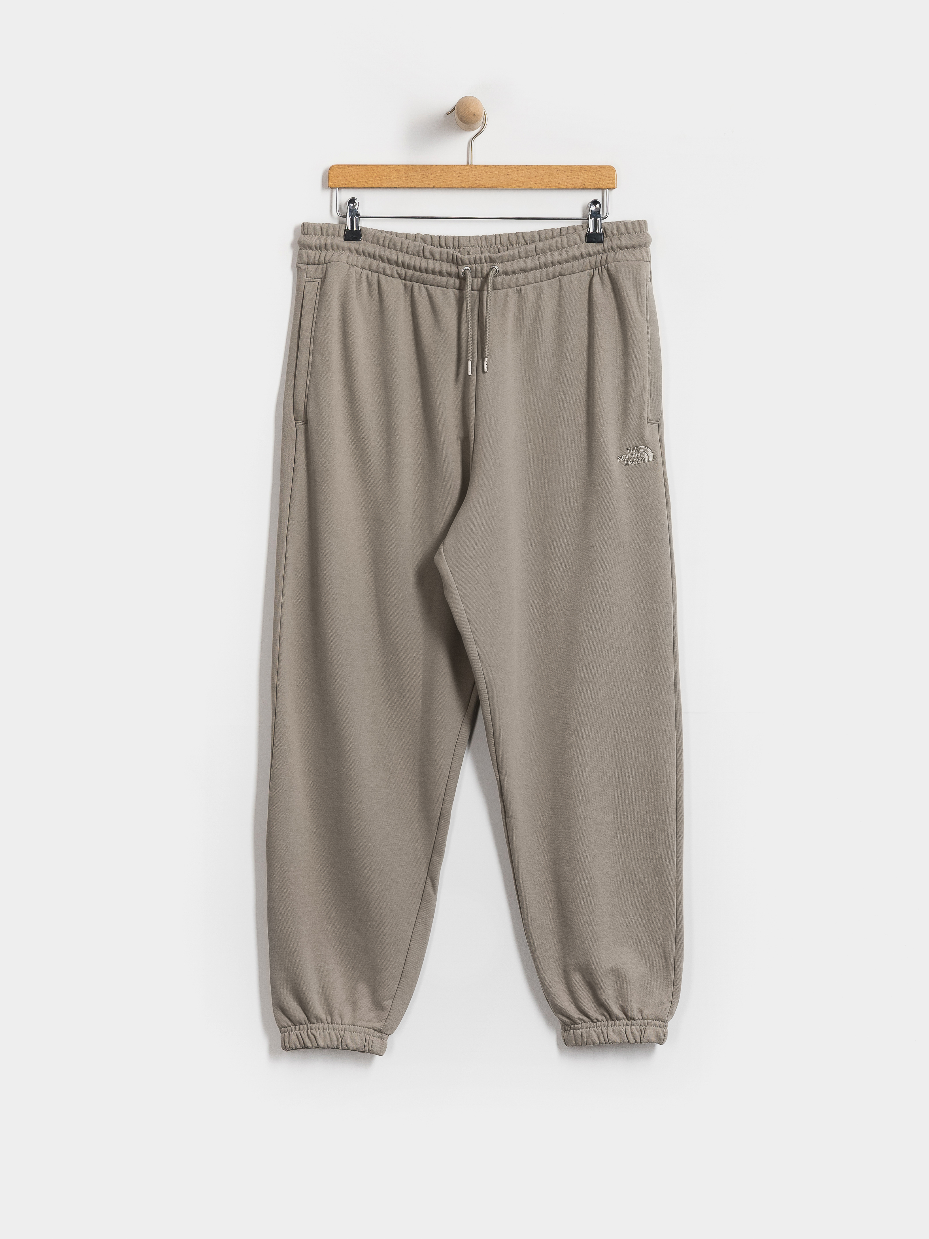 Панталони The North Face Essential Terry Simple Dome Relaxed (stone slab)