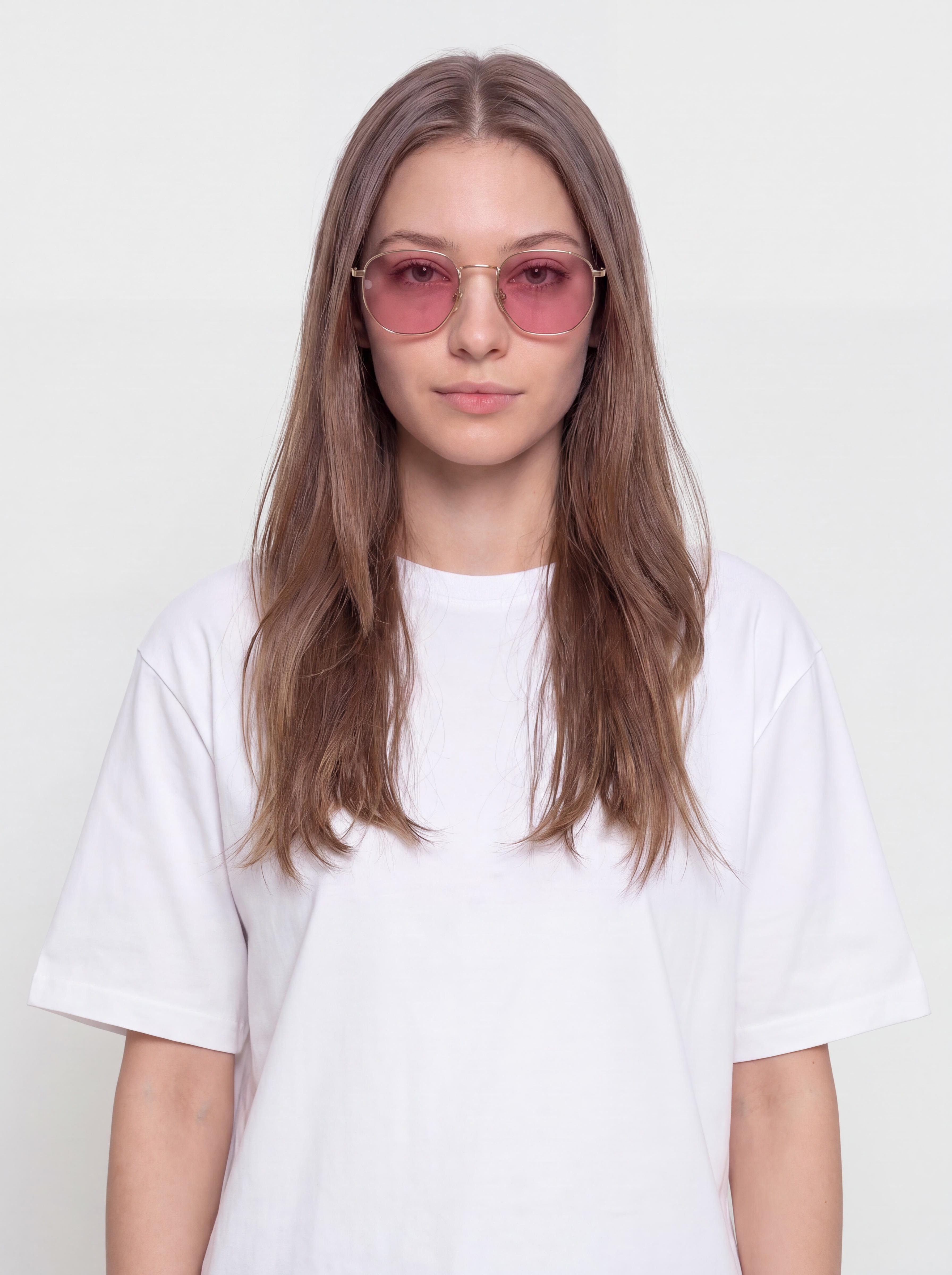 Volcom Слънчеви очила Happening Gloss Gold/Pink