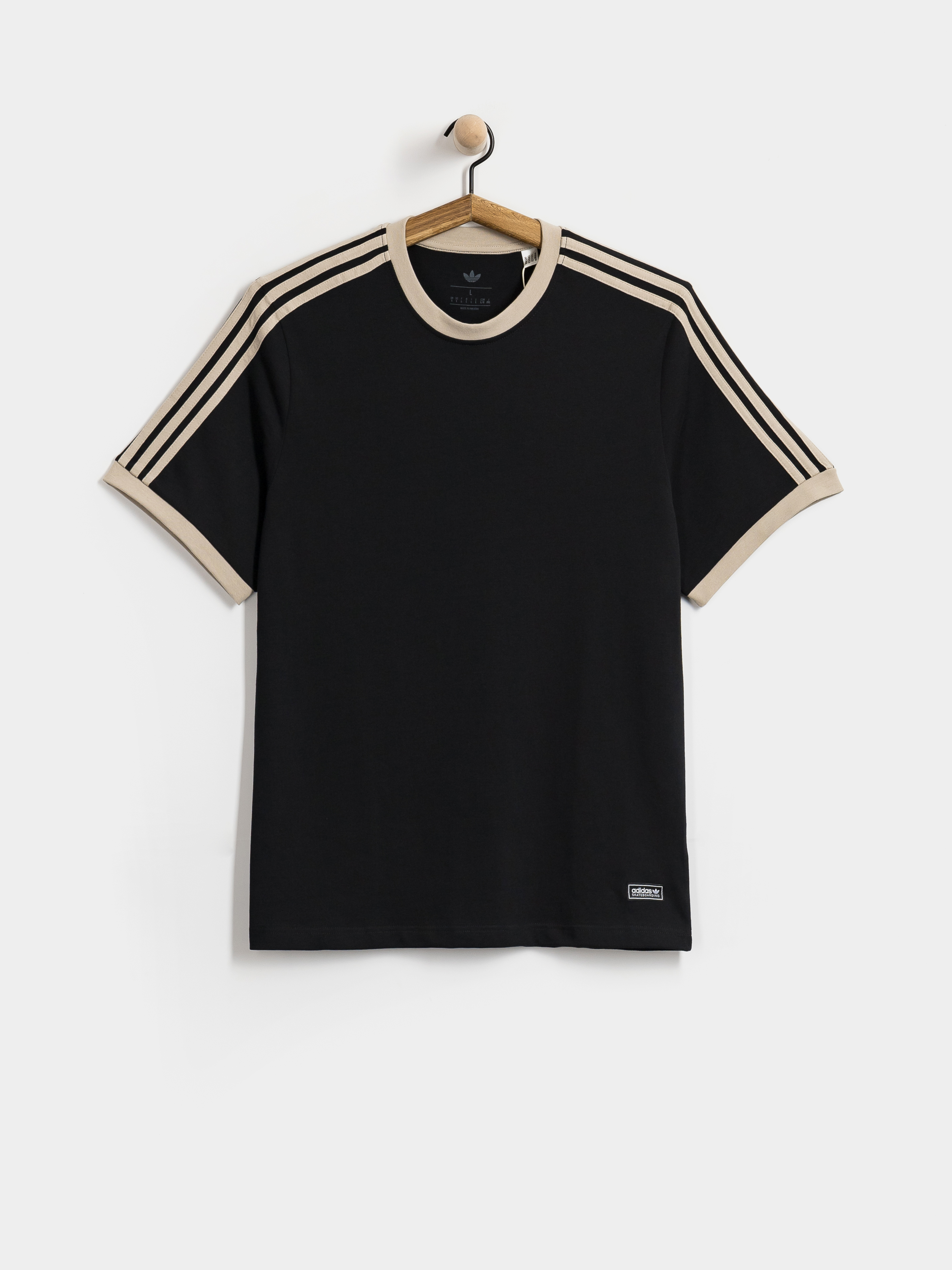 Тениска adidas Fsbs Ringer (black/khathr)