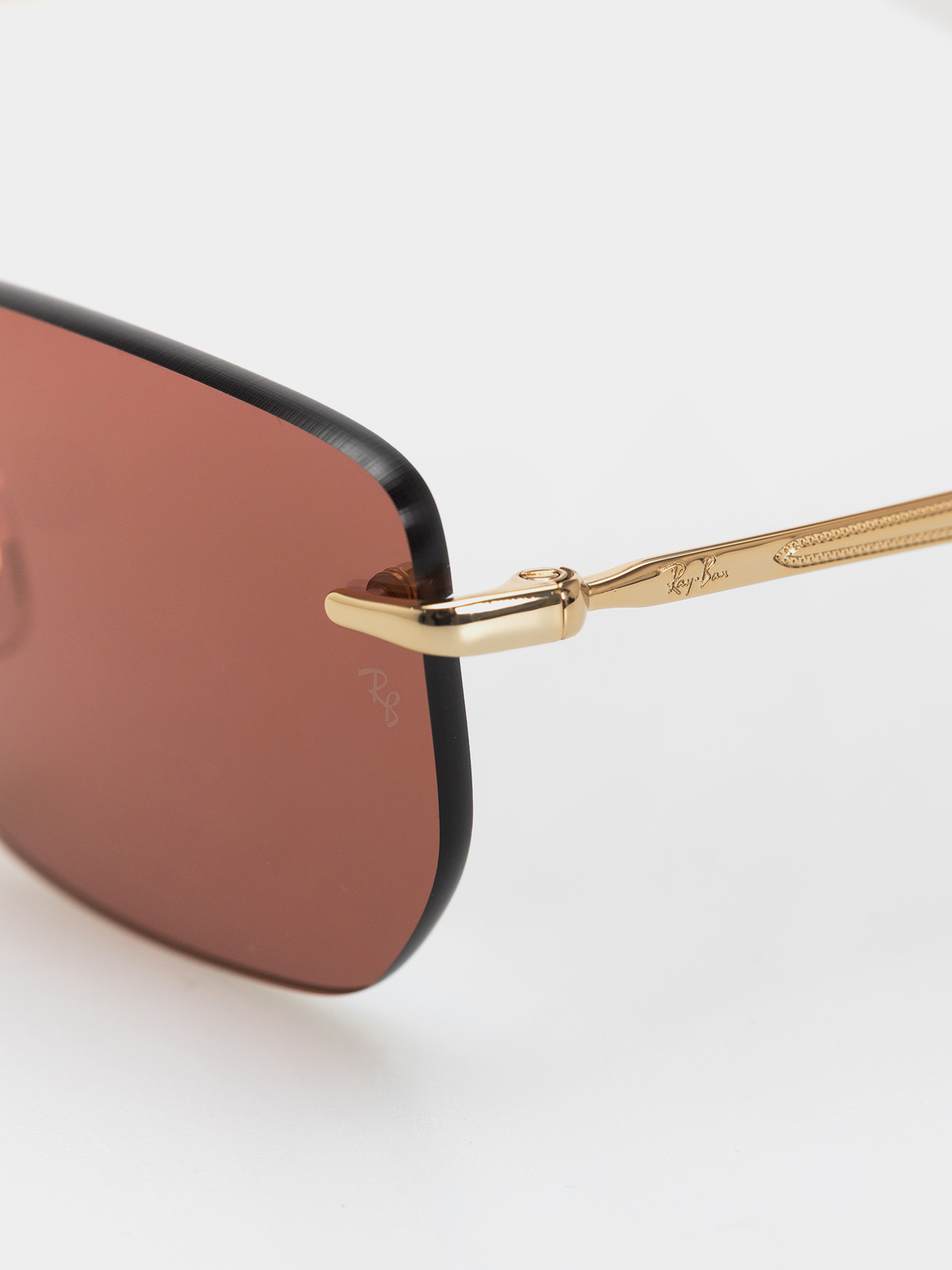 Слънчеви очила Ray-Ban Rb3768 (polerowany złoto arista/ciemnopurple i lustrzany red)