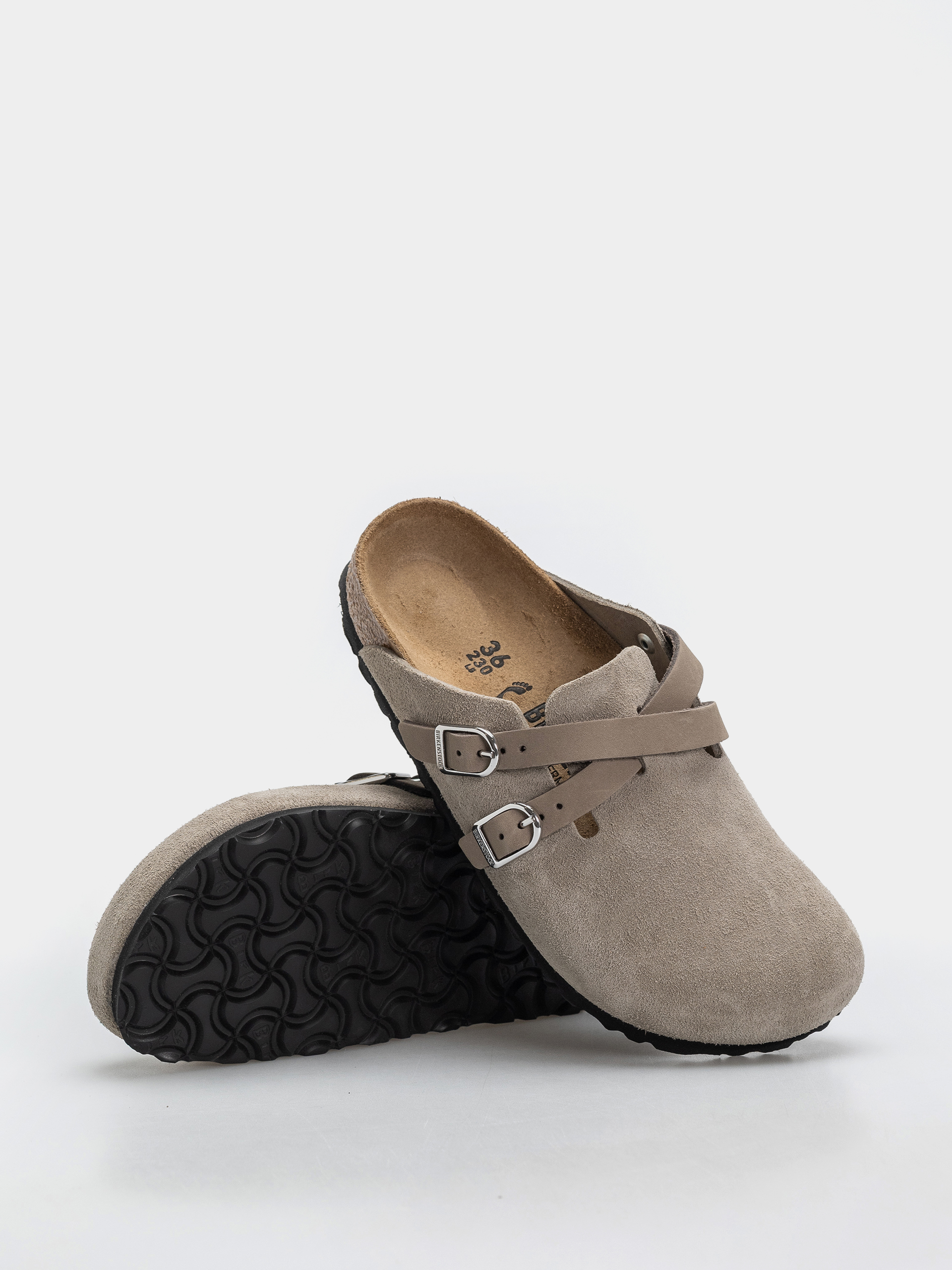 Чехли Birkenstock Blair Suede Leather Narrow Wmn (taupe)