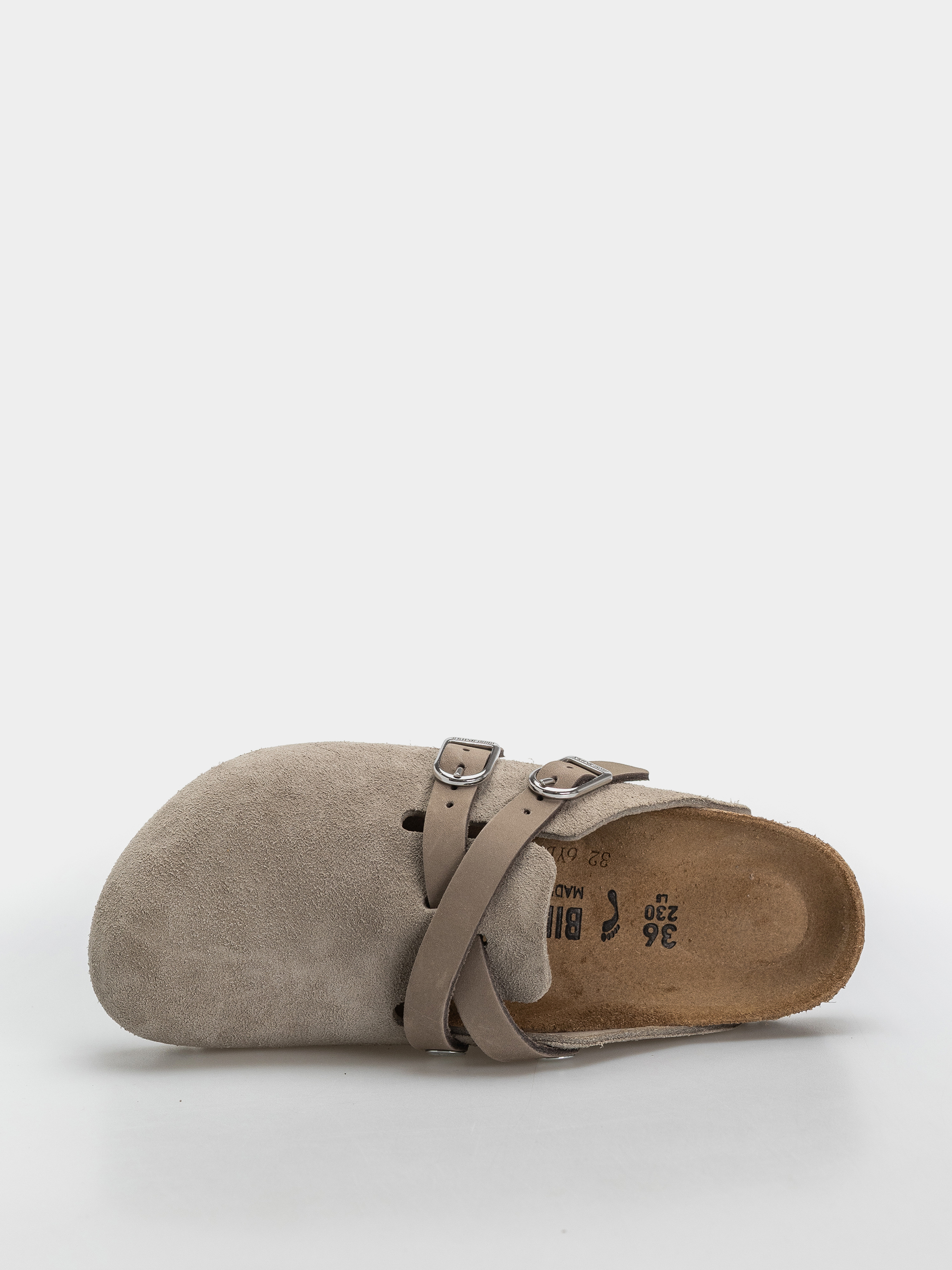 Чехли Birkenstock Blair Suede Leather Narrow Wmn (taupe)