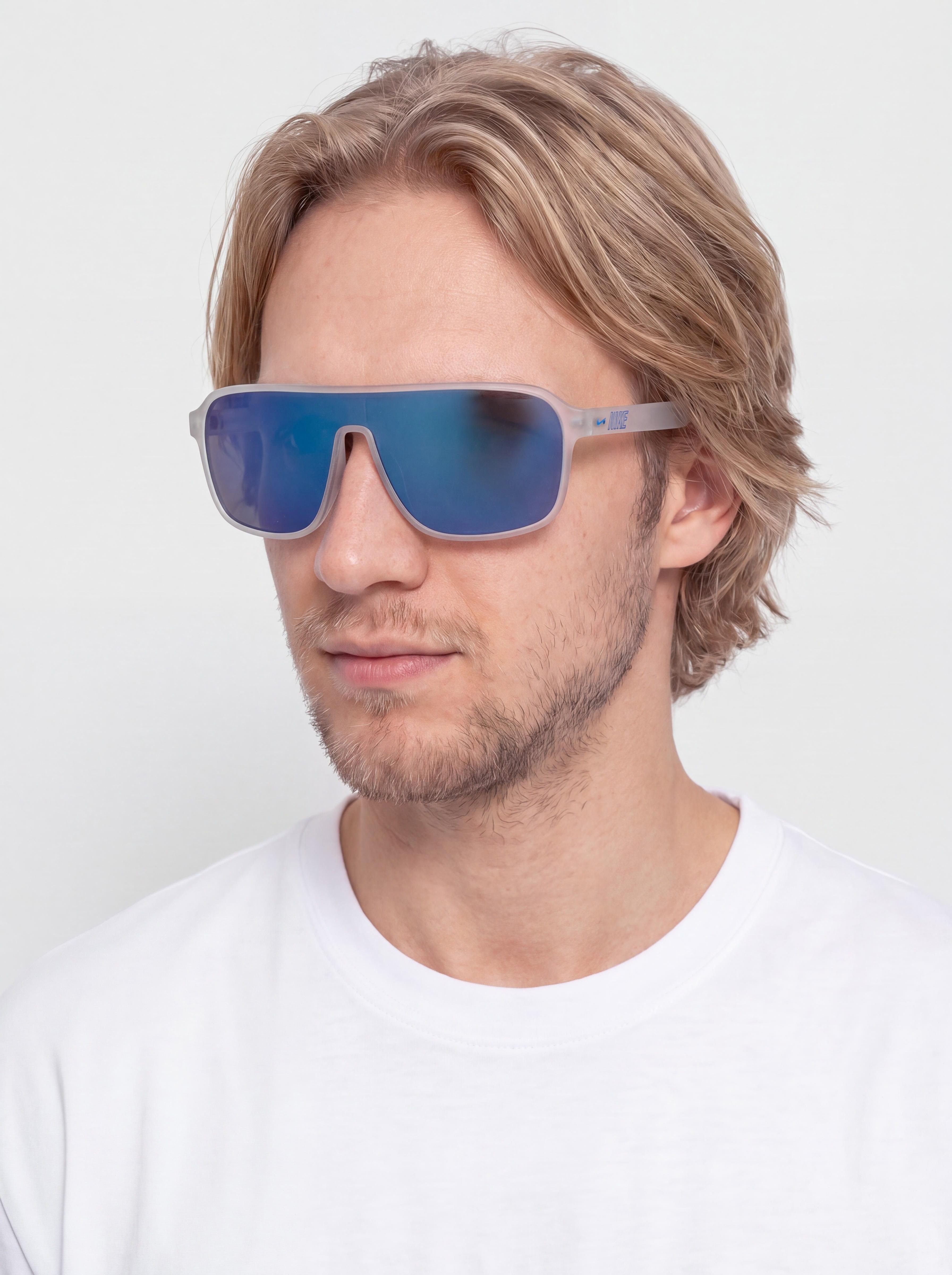 Слънчеви очила Nike Vintage Flyer (matte clear/blue mirror)