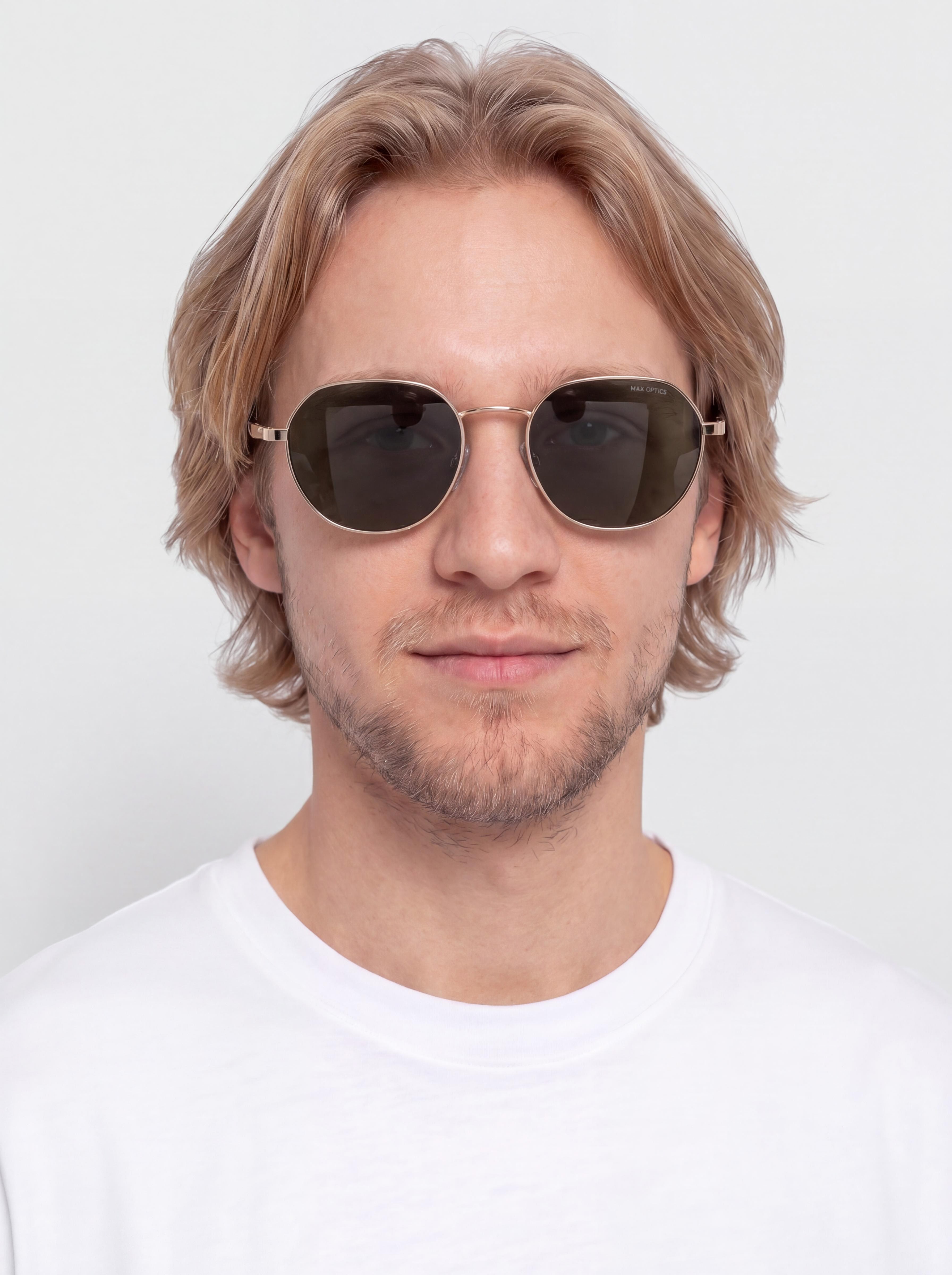 Слънчеви очила Nike Traveler Trend (satin gold/green)