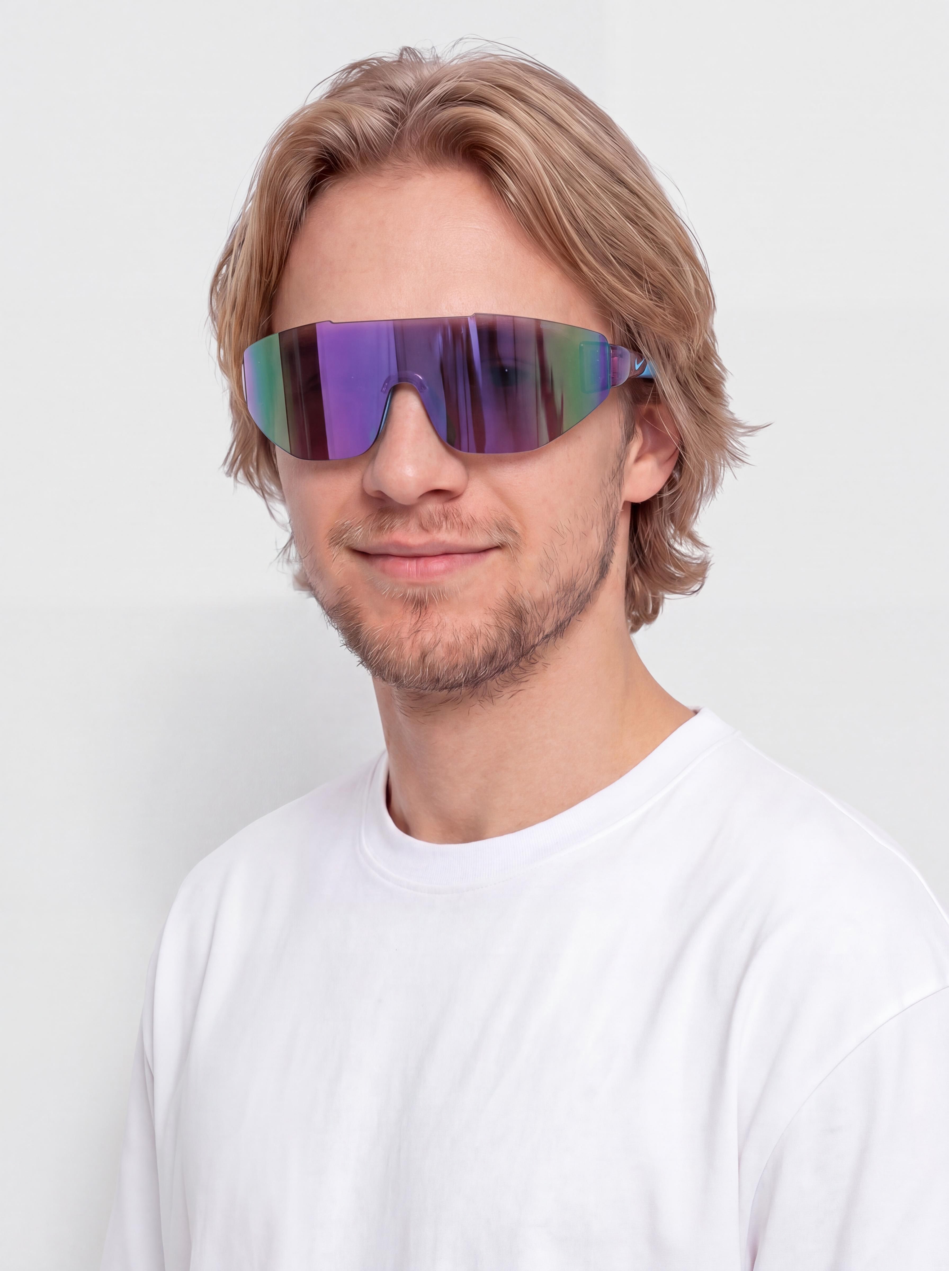 Слънчеви очила Nike Athena Edge (university blue/magenta mir)