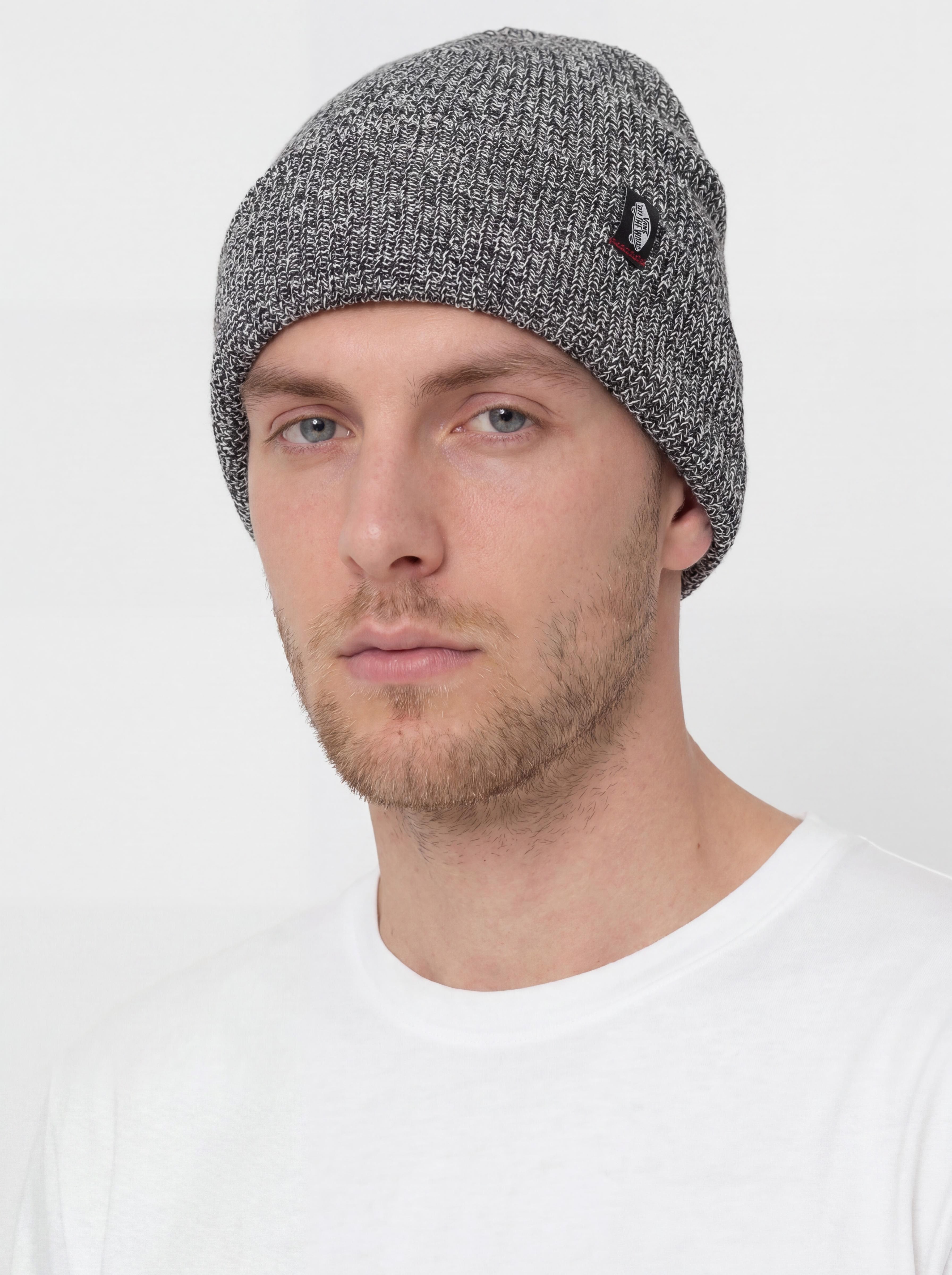 Шапка Vans Original Shallow Cuff (black/asphalt)