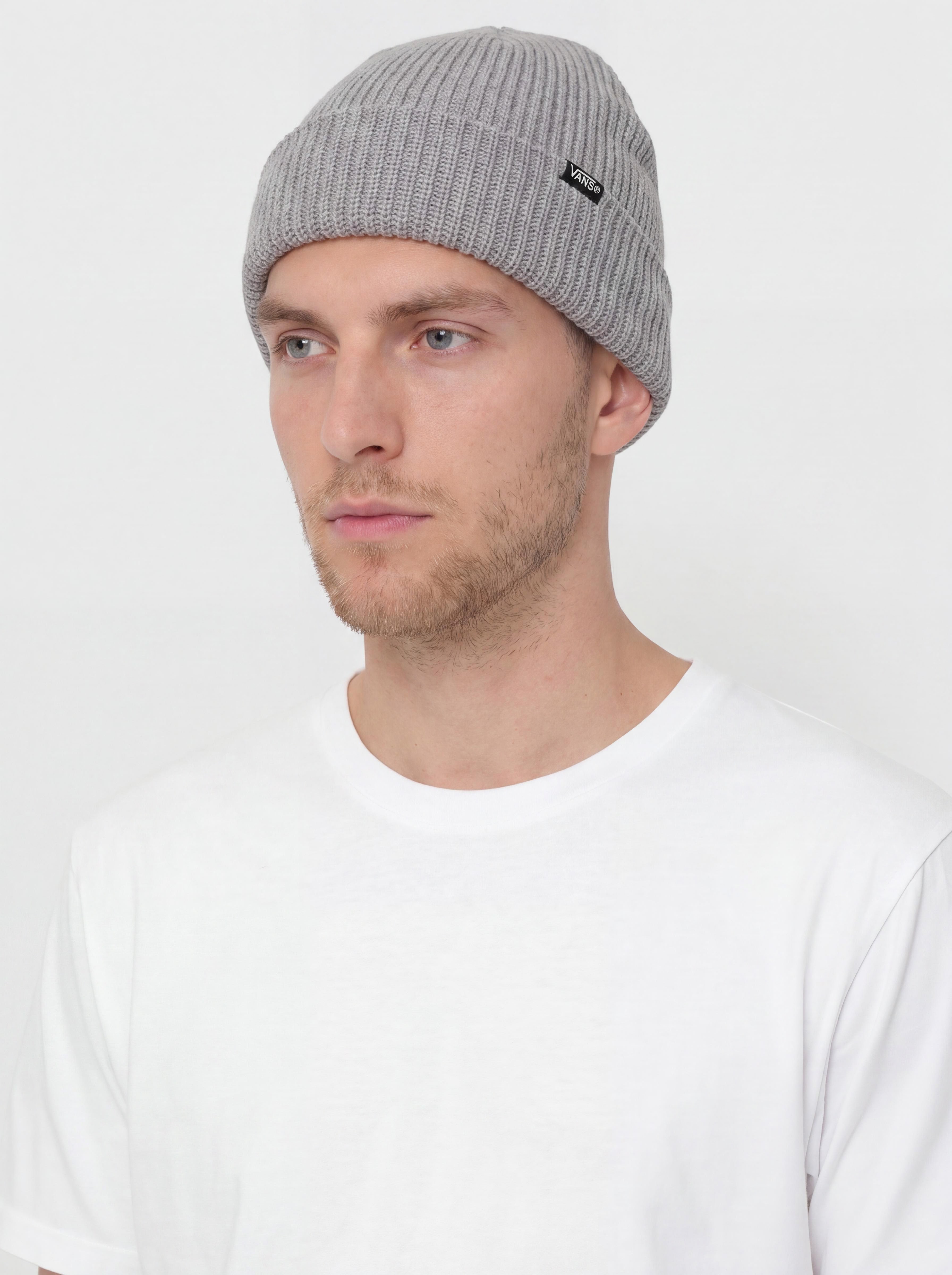 Шапка Vans Core Basic Cuff (heather grey)