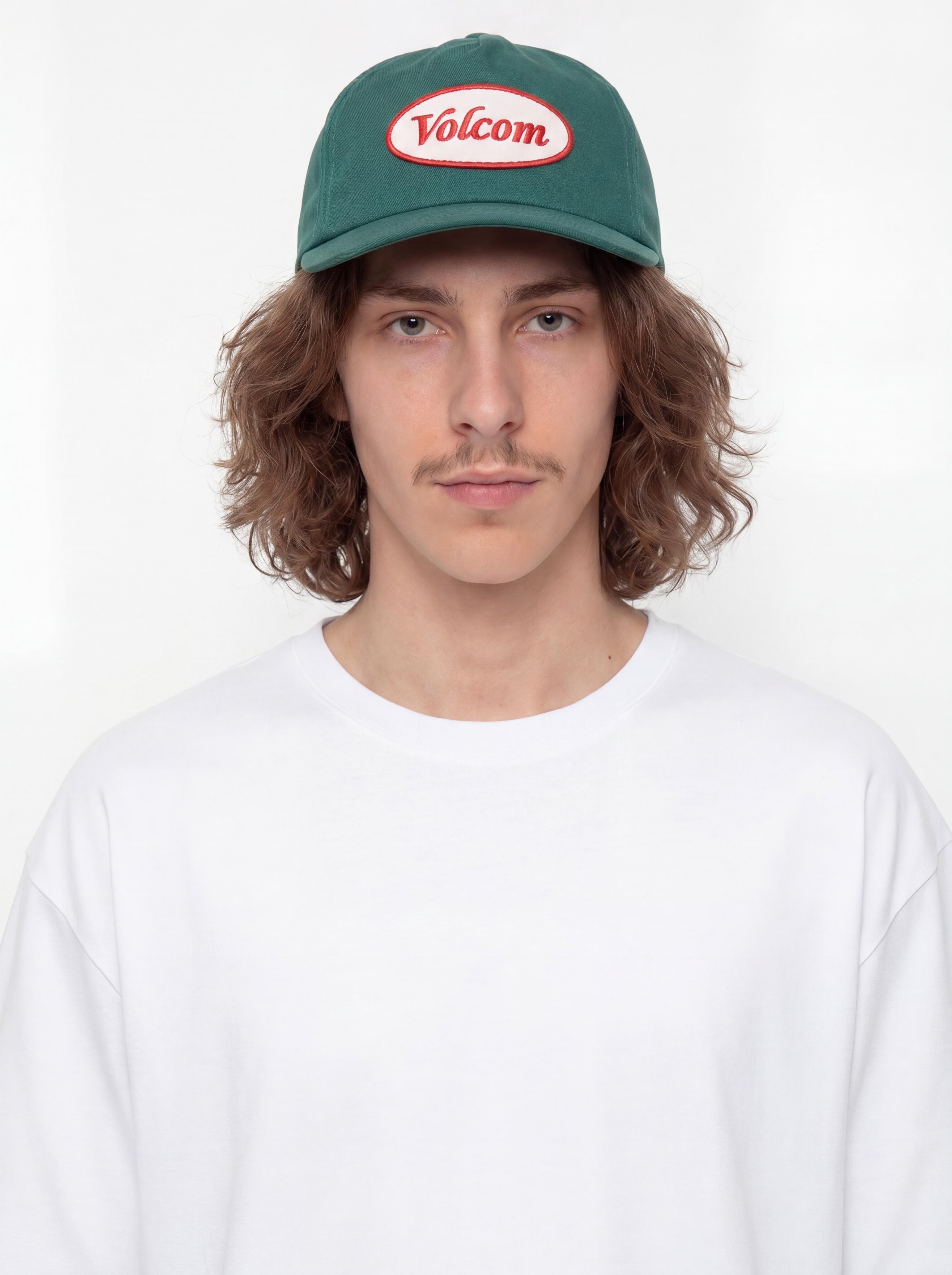 Шапка с козирка Volcom Petrolstone Adj (rifle green)