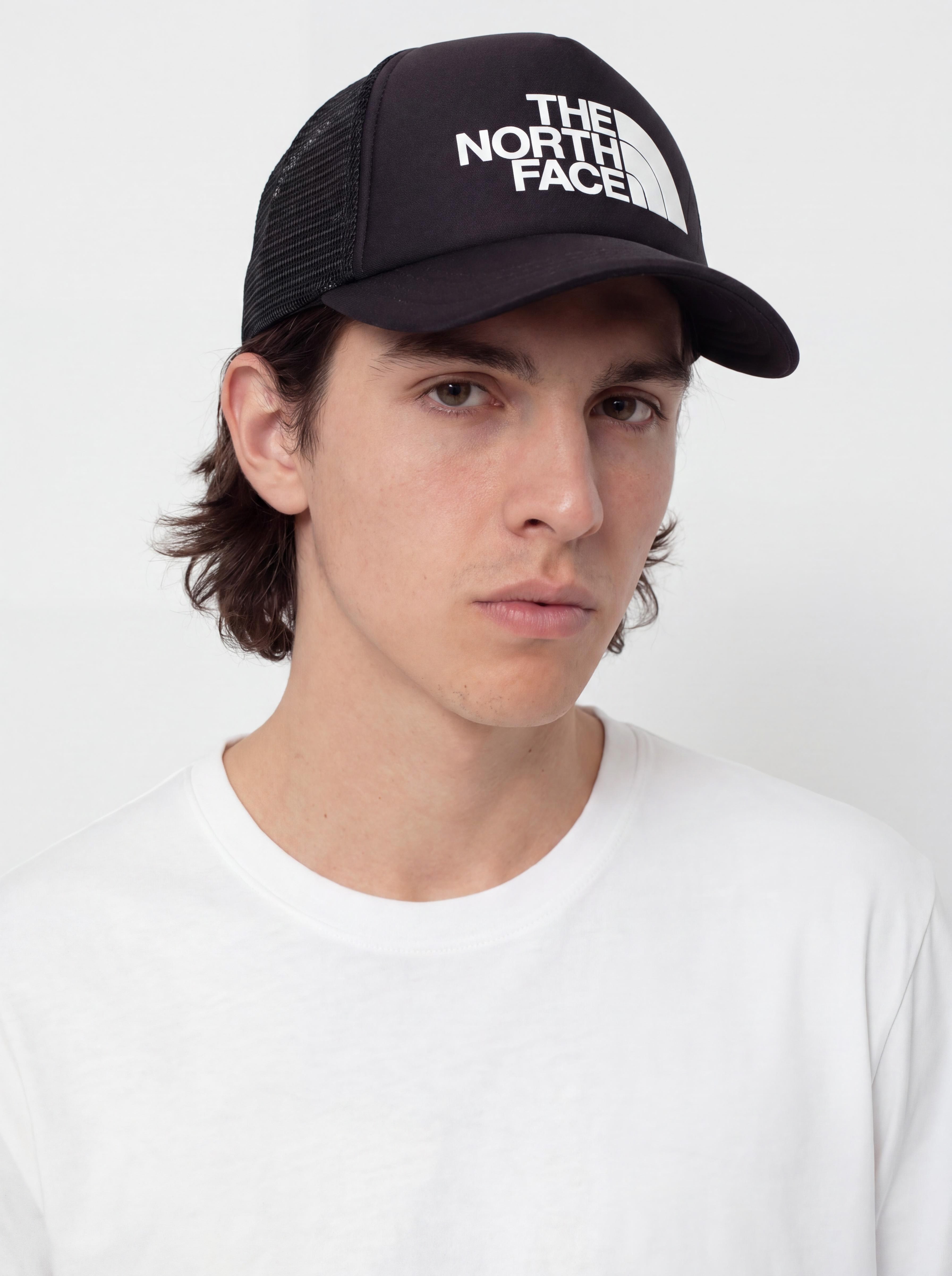 Шапка с козирка The North Face TNF Logo Trucker ZD (tnf black/tnf white)