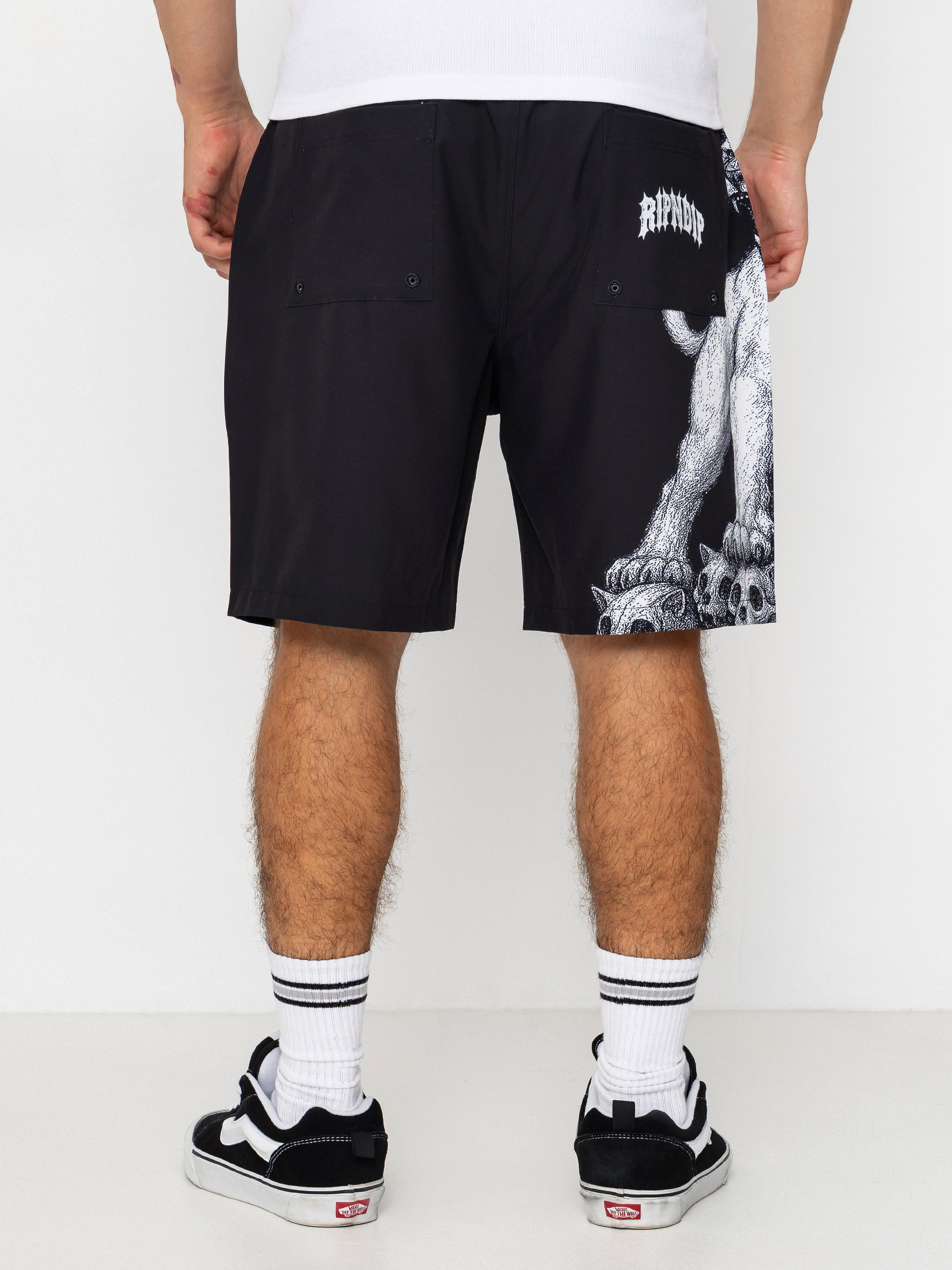 Къси панталони RipNDip Wasteland Swim (black)