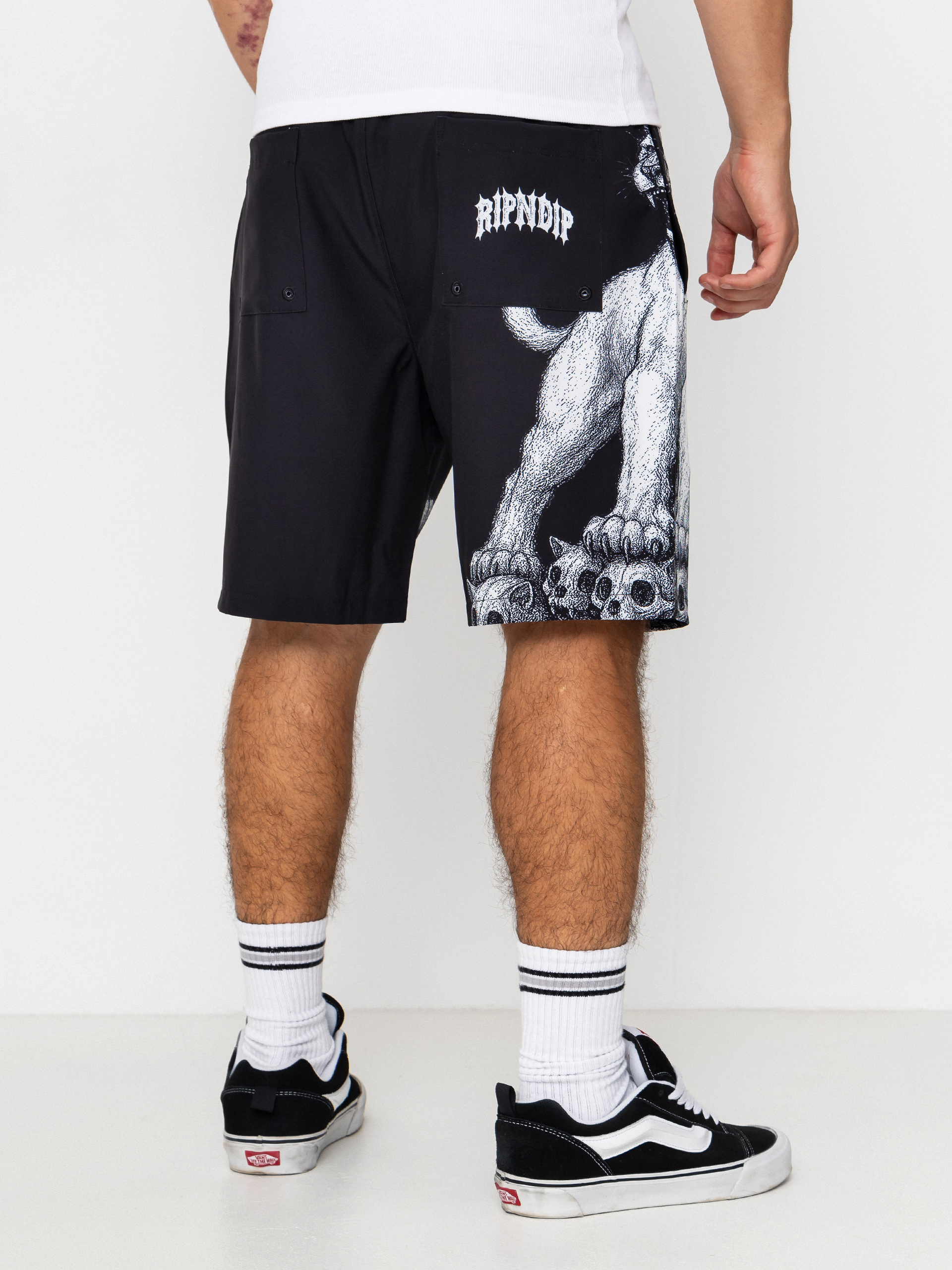 Къси панталони RipNDip Wasteland Swim (black)