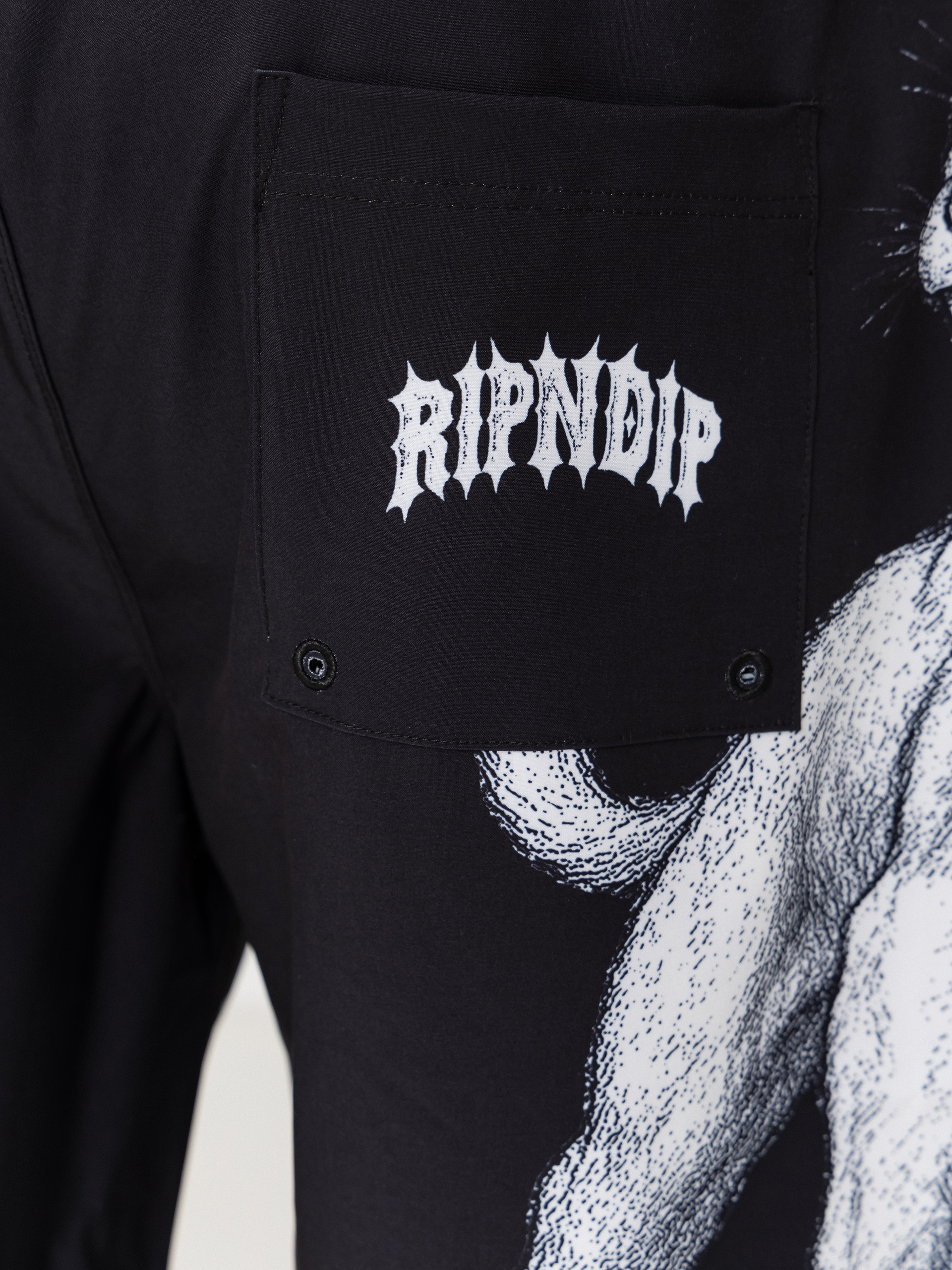 Къси панталони RipNDip Wasteland Swim (black)