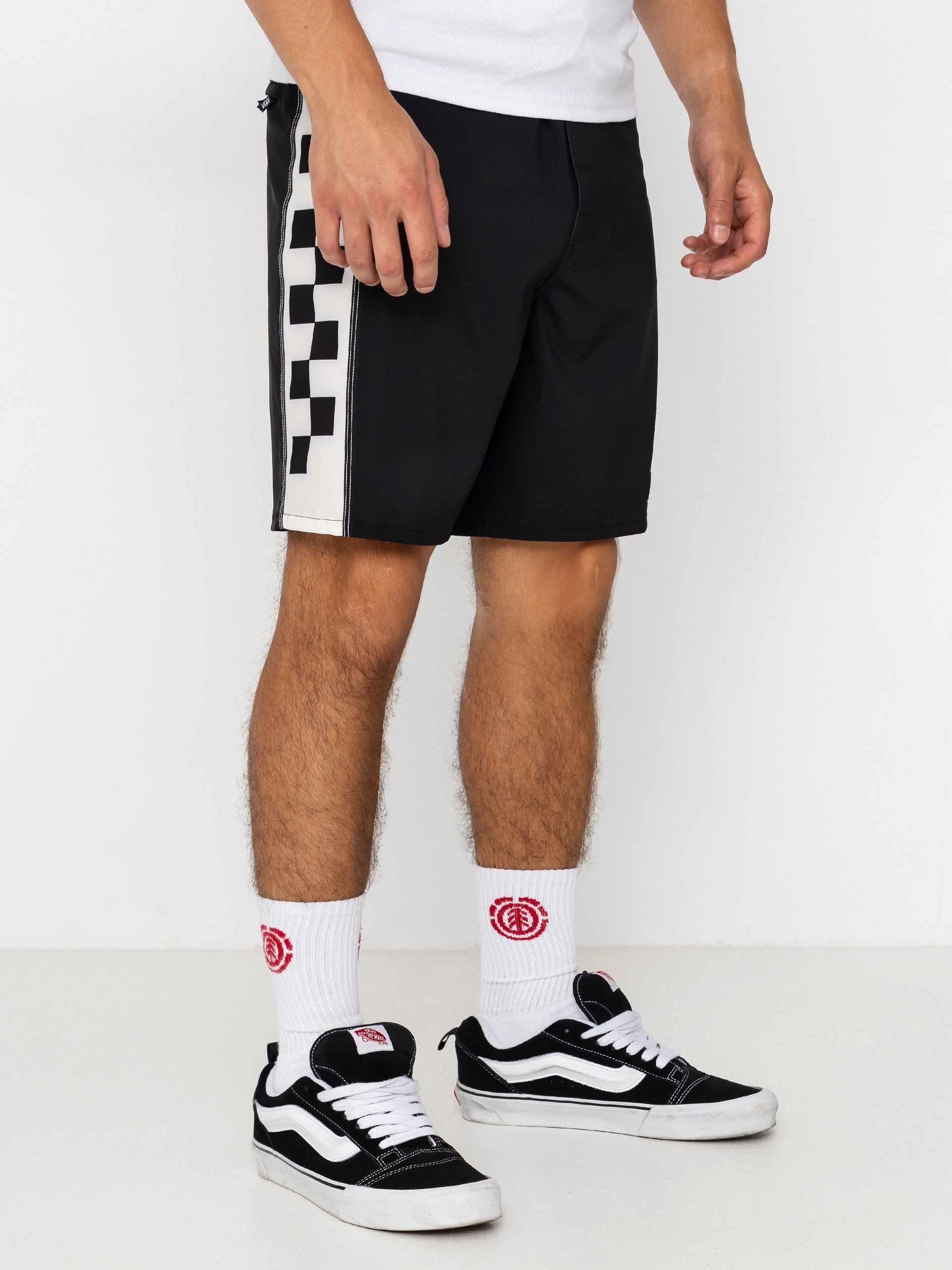 Плажни къси панталони Vans Daily Sideline (black/marshmllw)