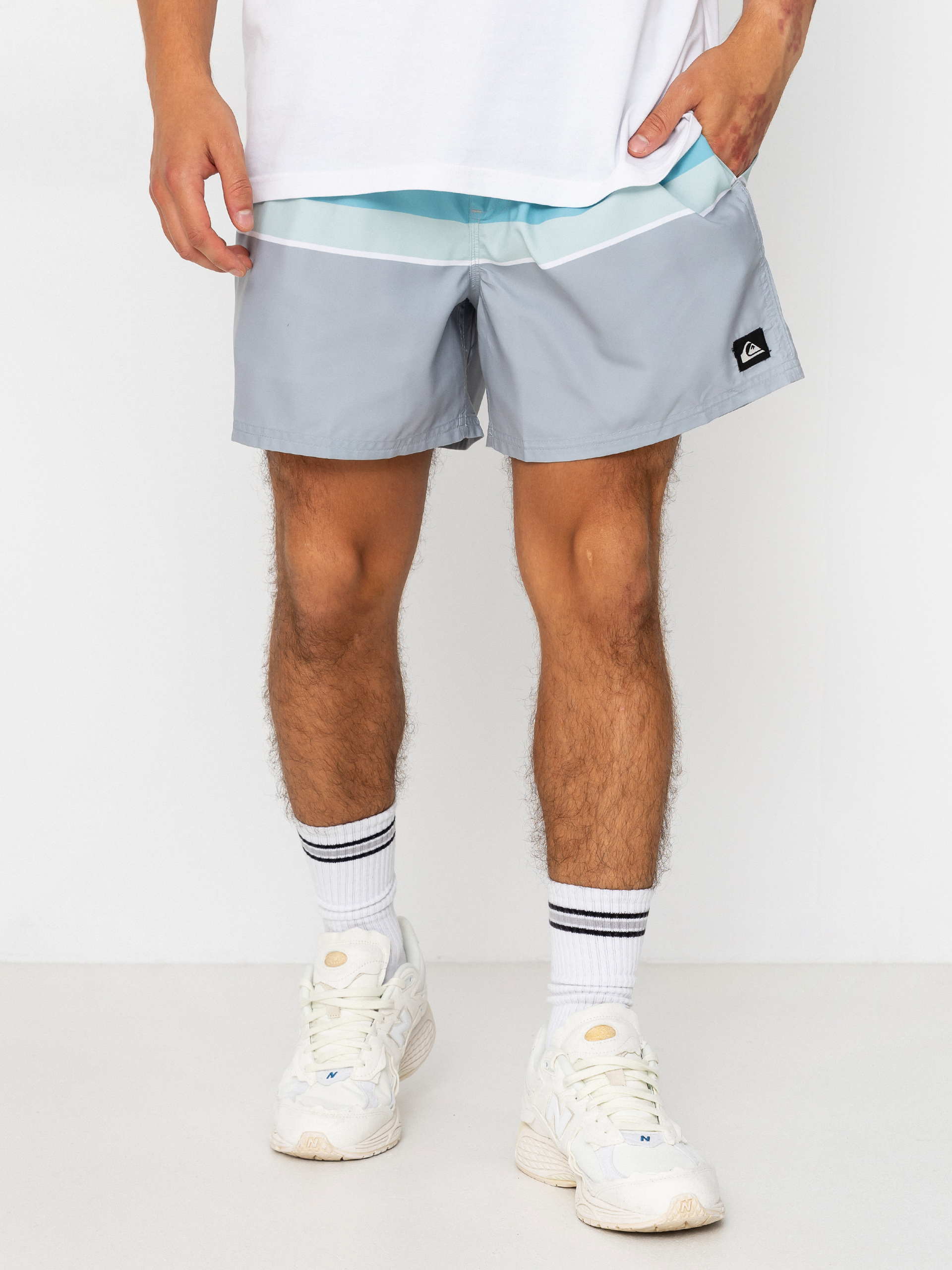 Плажни къси панталони Quiksilver Everyday Printed Volley 15 (quarry outside stripe)