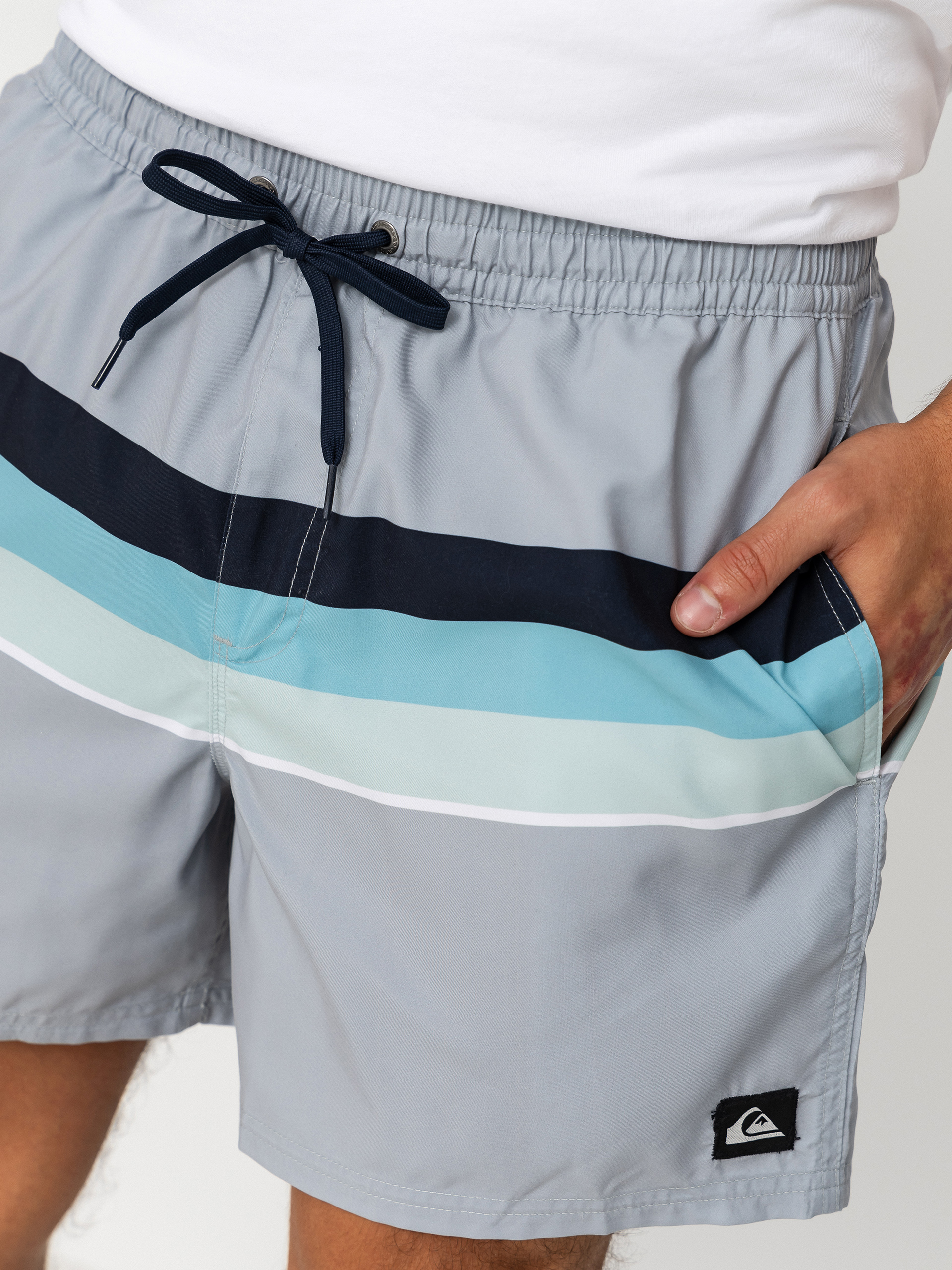 Плажни къси панталони Quiksilver Everyday Printed Volley 15 (quarry outside stripe)