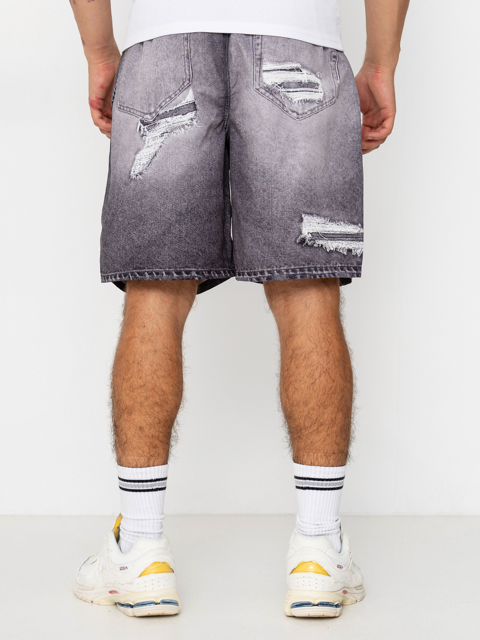 Къси панталони Wasted Paris Destroy Trompe L'Oeil Swimsuit (faded black)