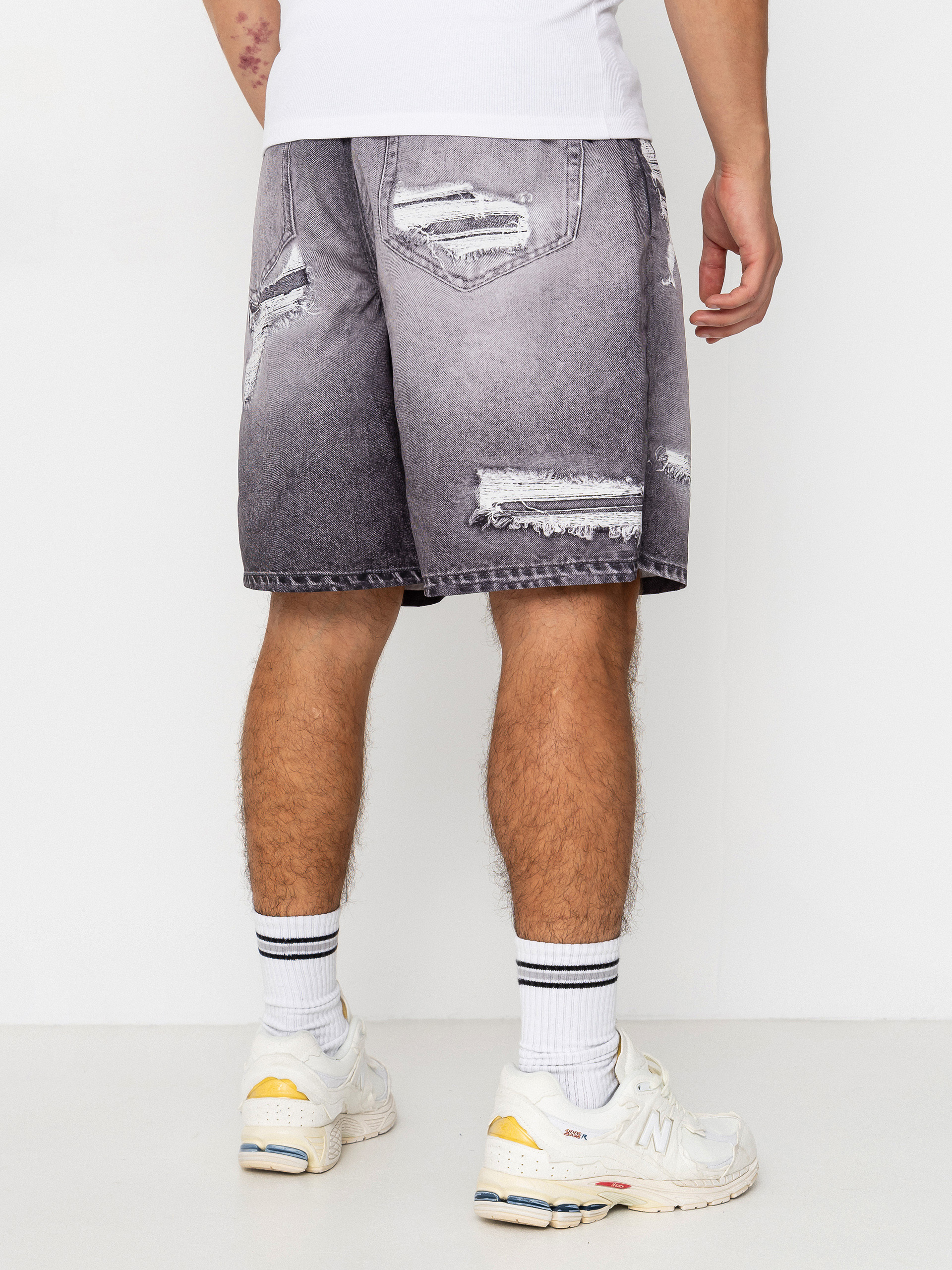 Къси панталони Wasted Paris Destroy Trompe L'Oeil Swimsuit (faded black)
