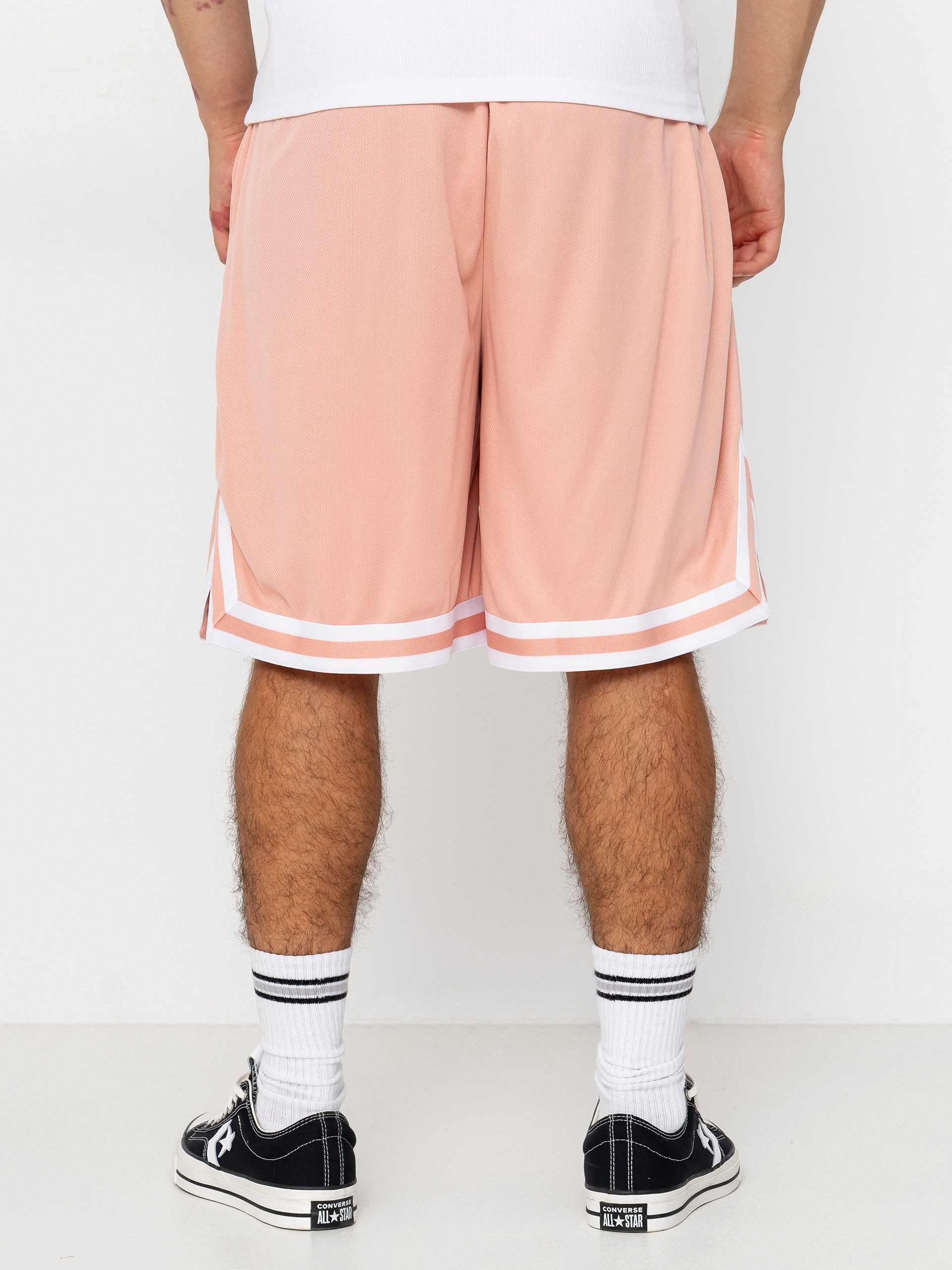 Къси панталони Karl Kani Small Signature Essential Mesh (pink)