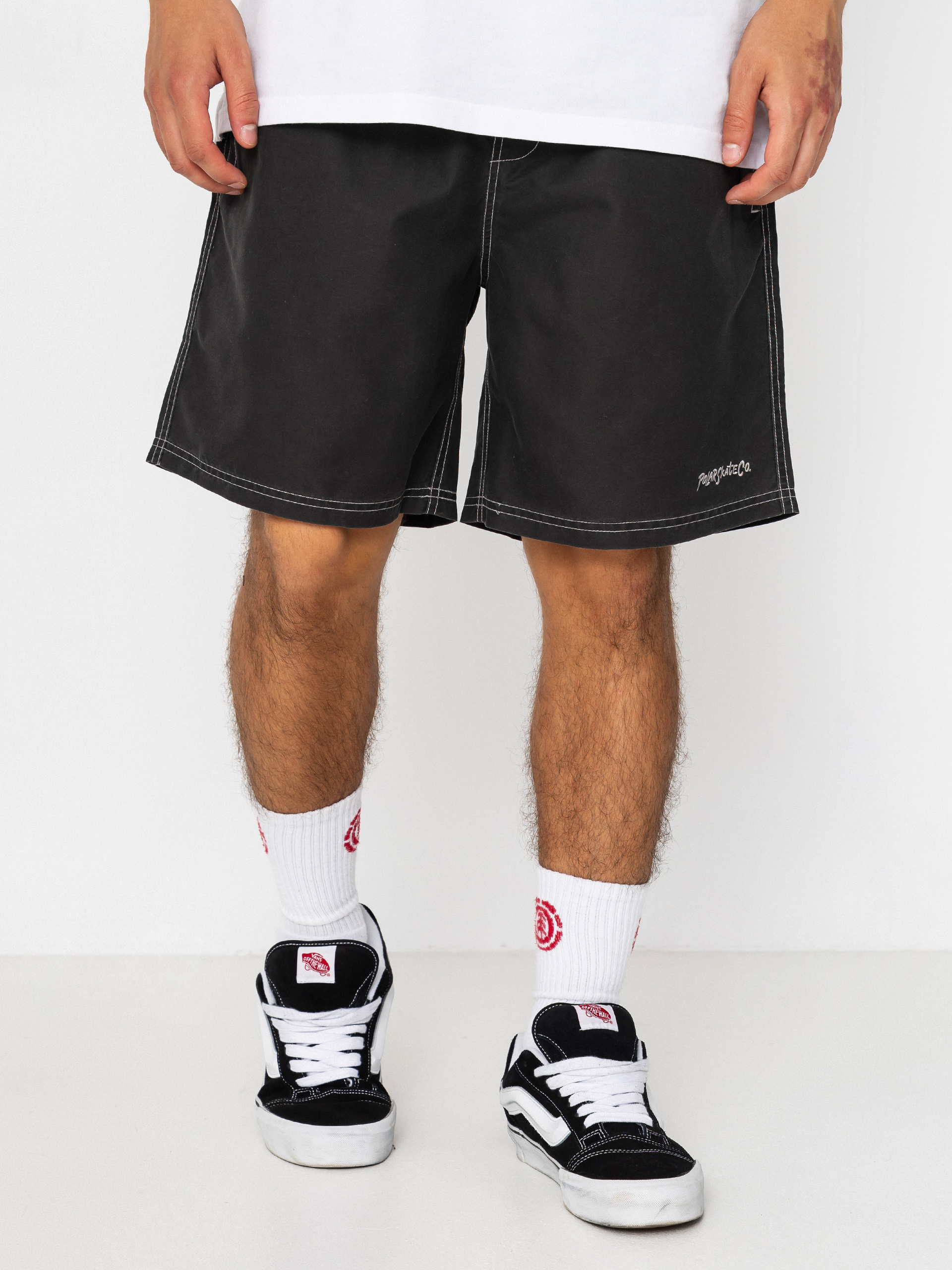 Къси панталони Polar Skate Ziggy Swim (vintage black)