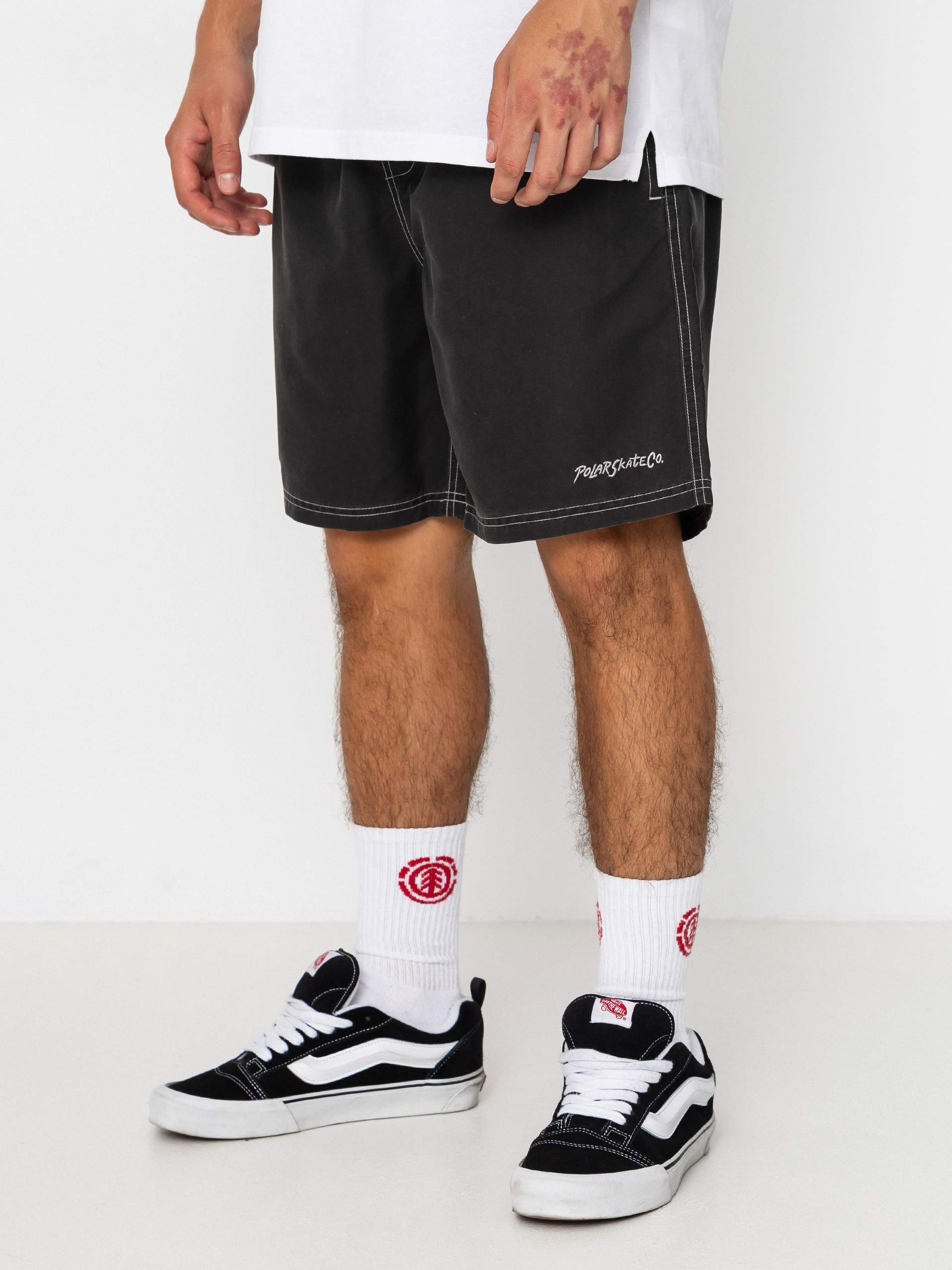 Къси панталони Polar Skate Ziggy Swim (vintage black)