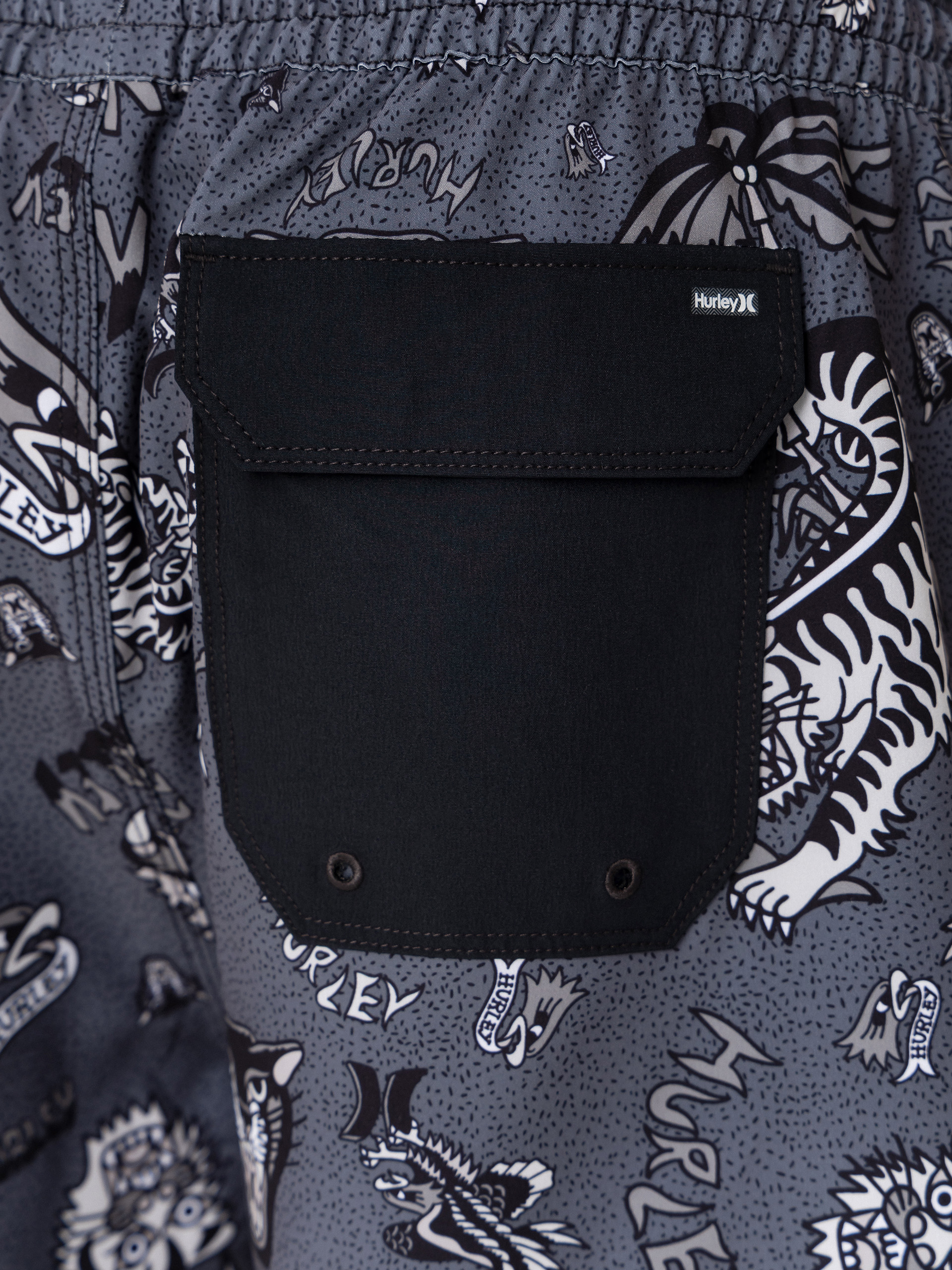 Къси панталони Hurley Volley Flex Art (black)