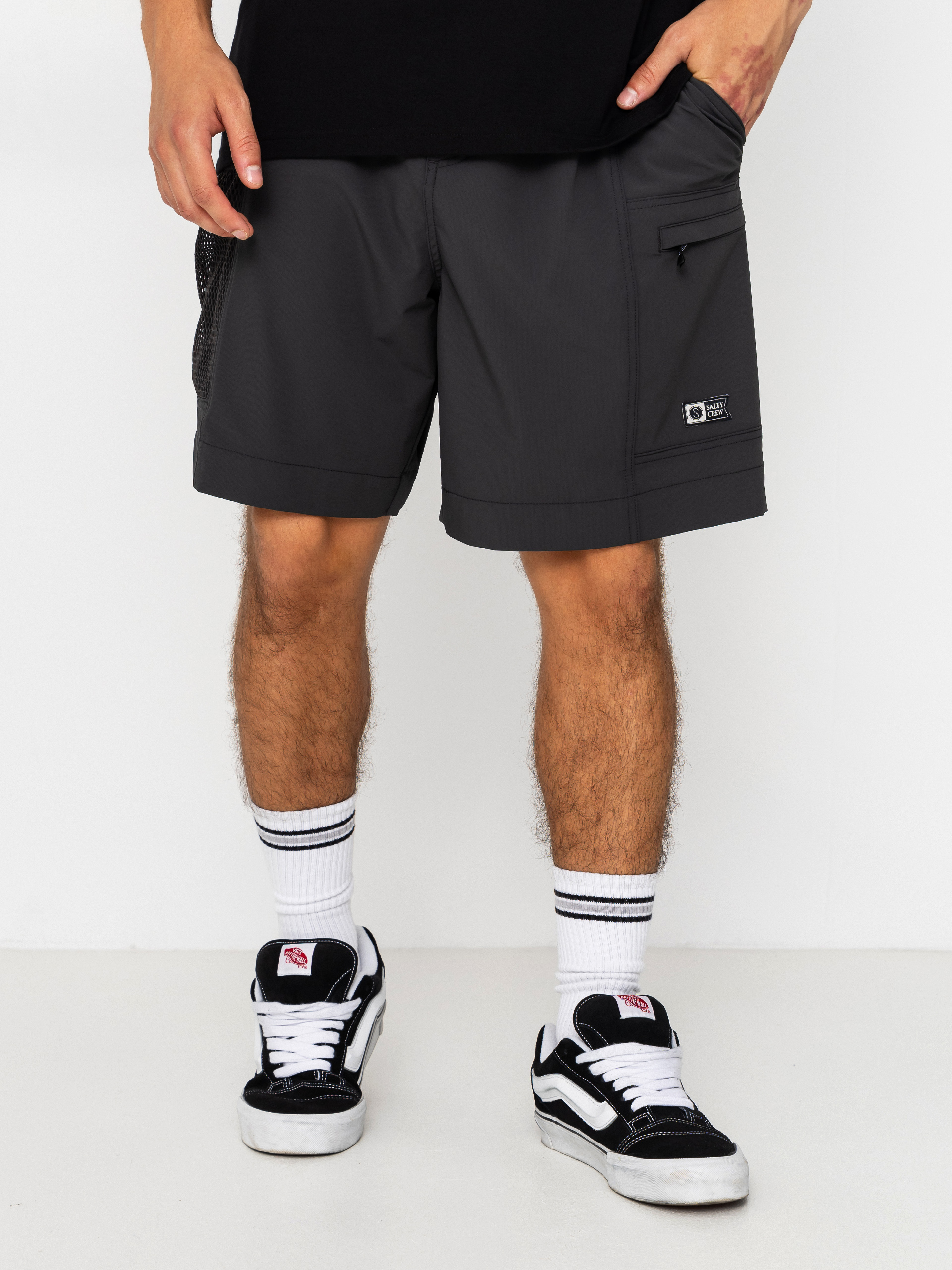 Къси панталони Salty Crew Net Walshort (pirate black)