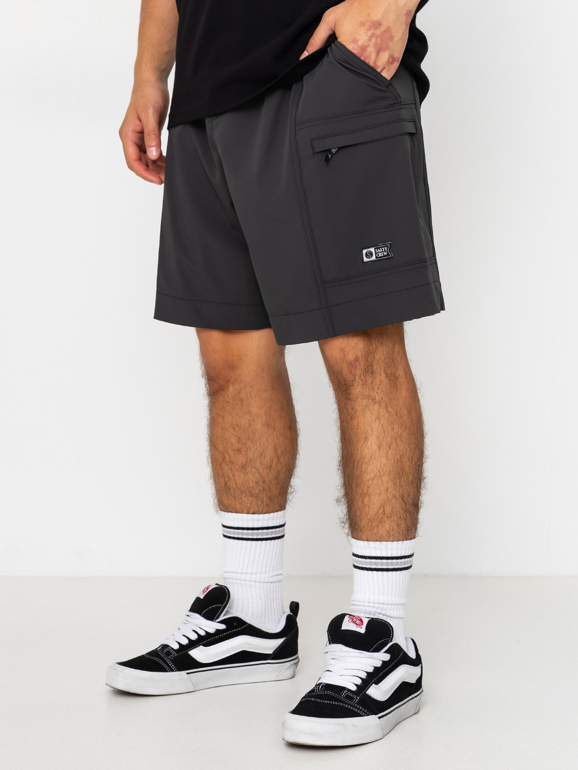 Къси панталони Salty Crew Net Walshort (pirate black)
