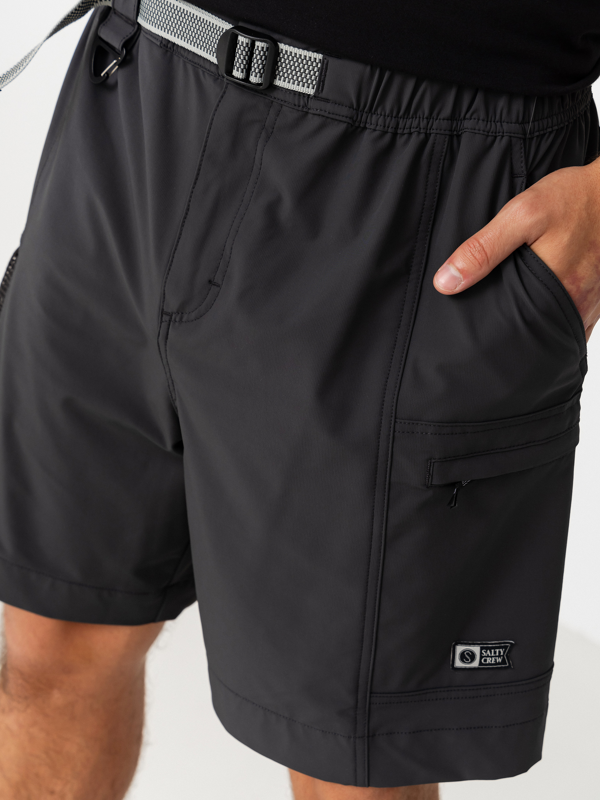 Къси панталони Salty Crew Net Walshort (pirate black)